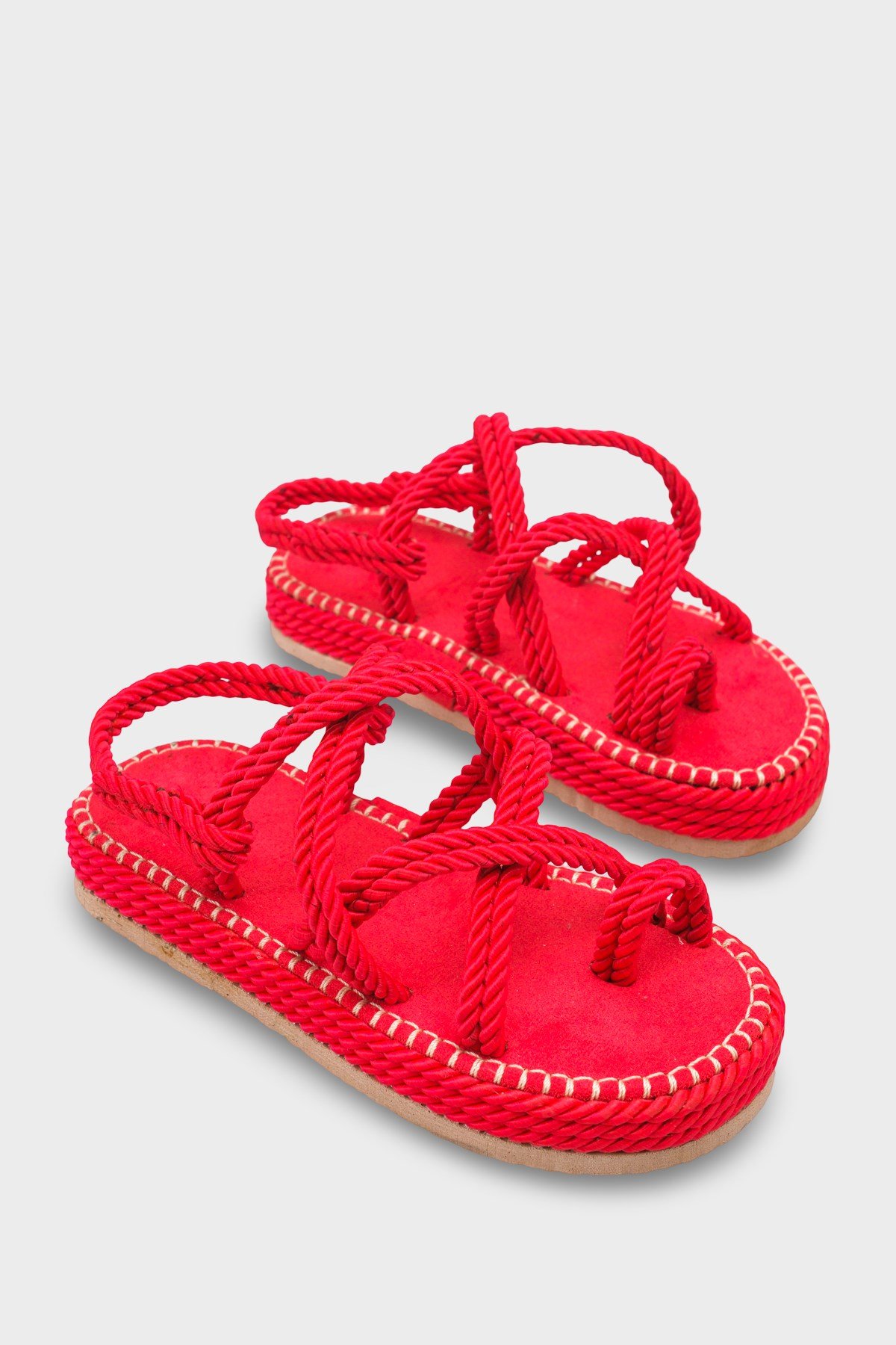 Capone Eden Wedge Heel Rope Woman Sandals