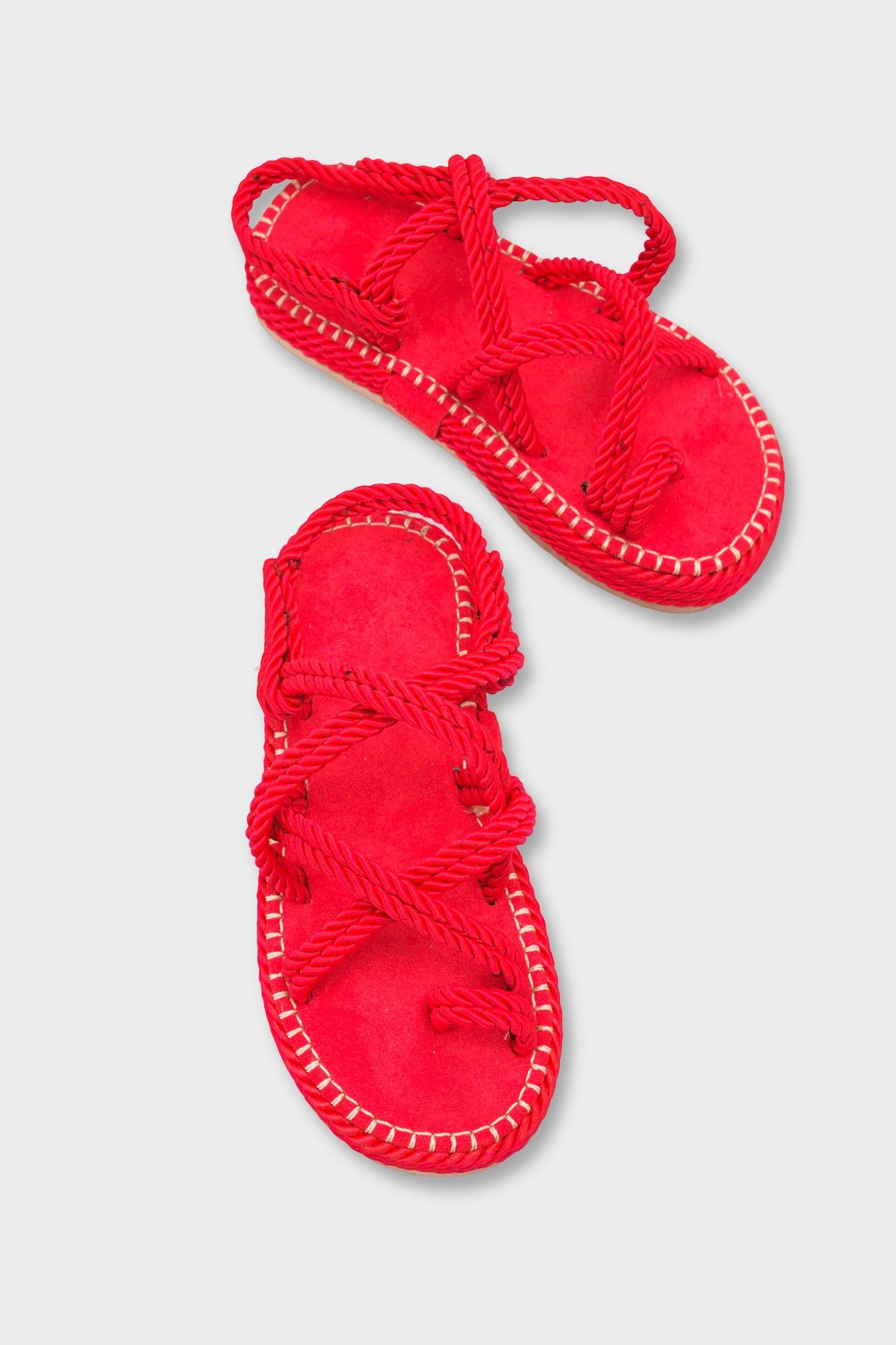 Capone Eden Wedge Heel Rope Woman Sandals