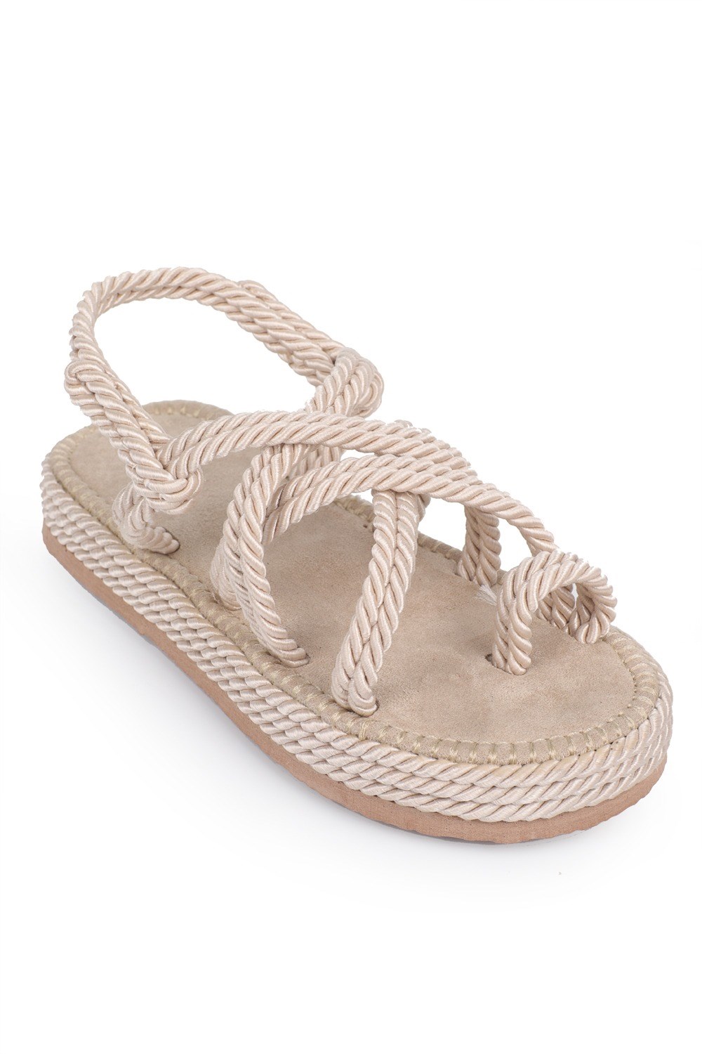 Capone Eden Wedge Heel Rope Woman Sandals