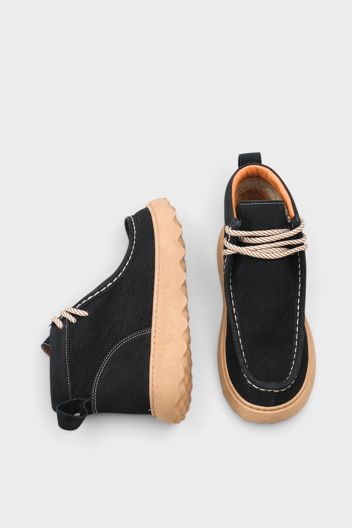 Capone Edita Genuine Nubuck Leather Comfort Women Nubuck Black Ankle Boot