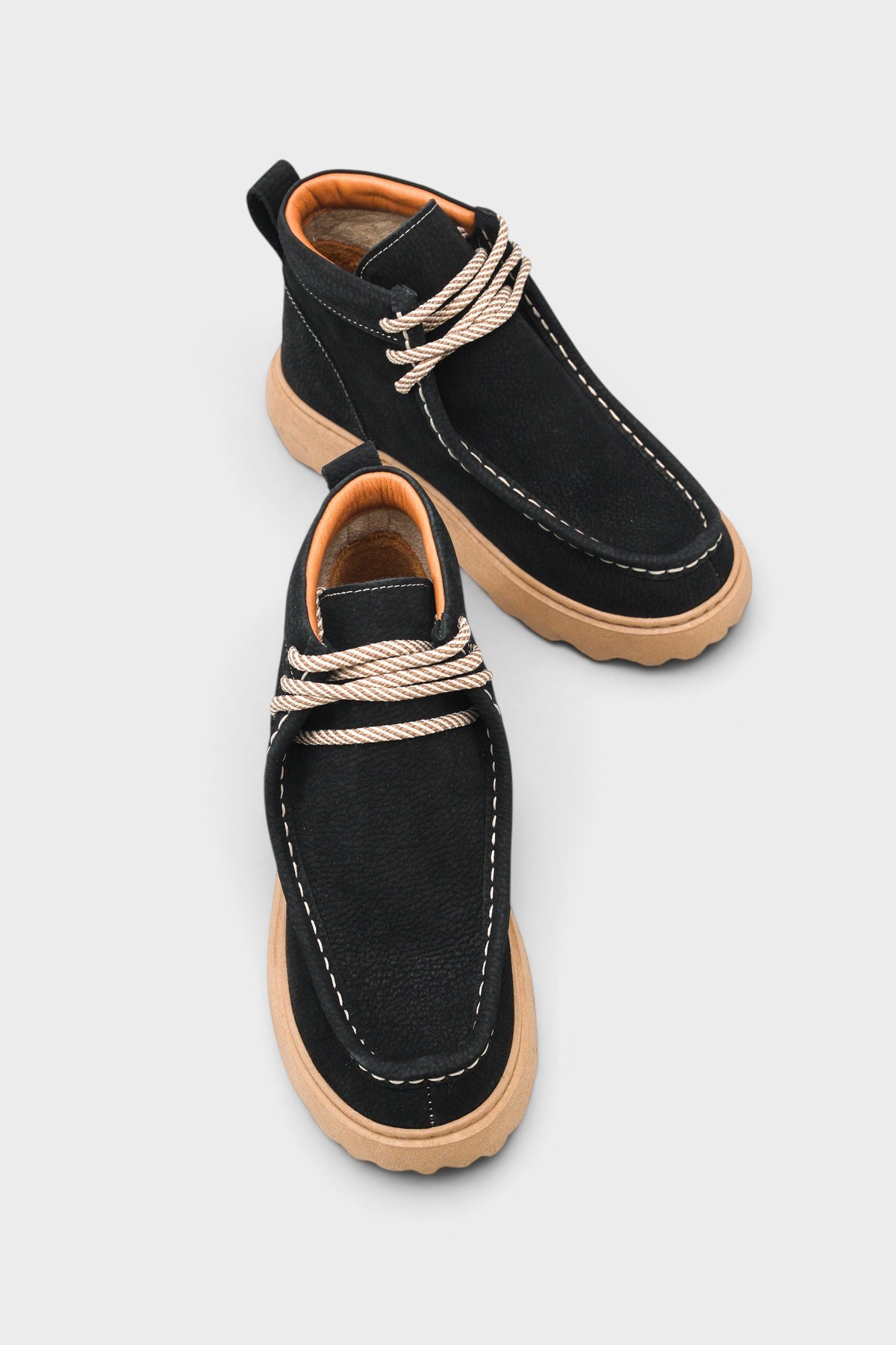 Capone Edita Genuine Nubuck Leather Comfort Women Nubuck Black Ankle Boot