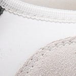 Capone Fianna Adjustable Strap Women White Black Ballet Flat