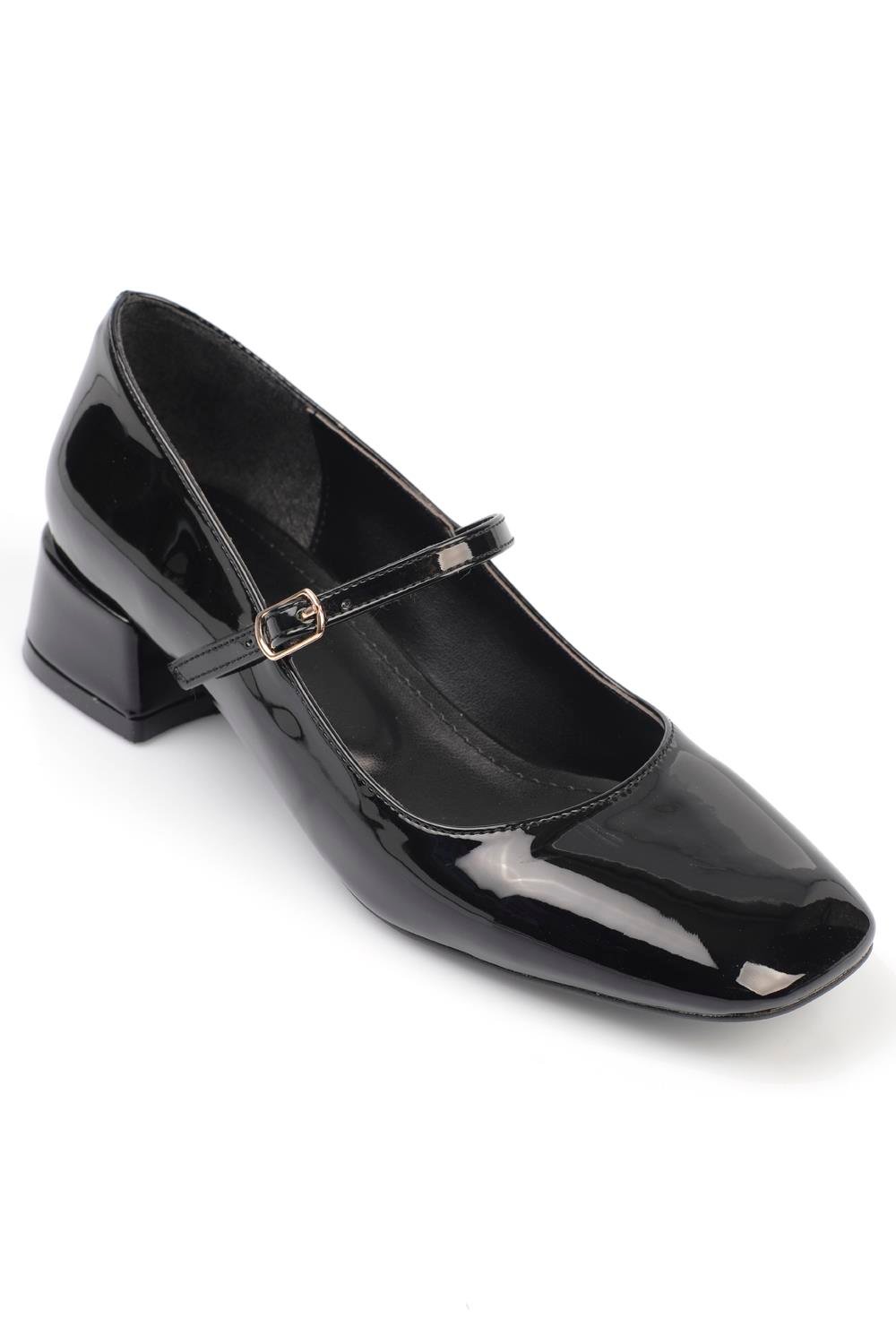 Capone Flat Toe Banded Low Heel Woman Shoes