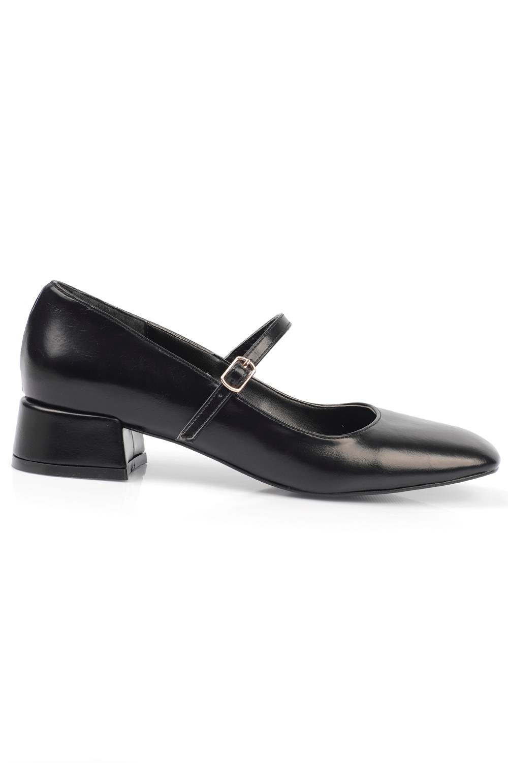Capone Flat Toe Banded Low Heel Woman Shoes
