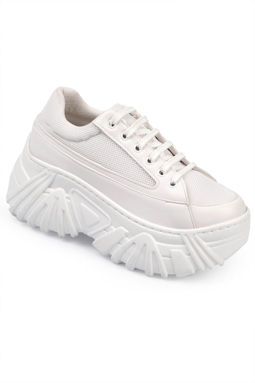 Capone Front Lace High Track Sole Woman Sneaker
