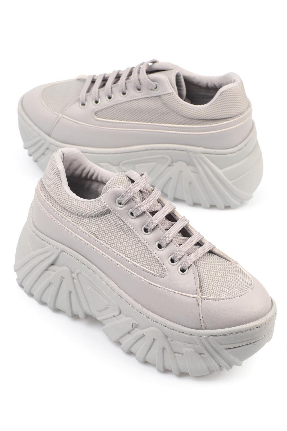 Capone Front Lace High Track Sole Woman Sneaker