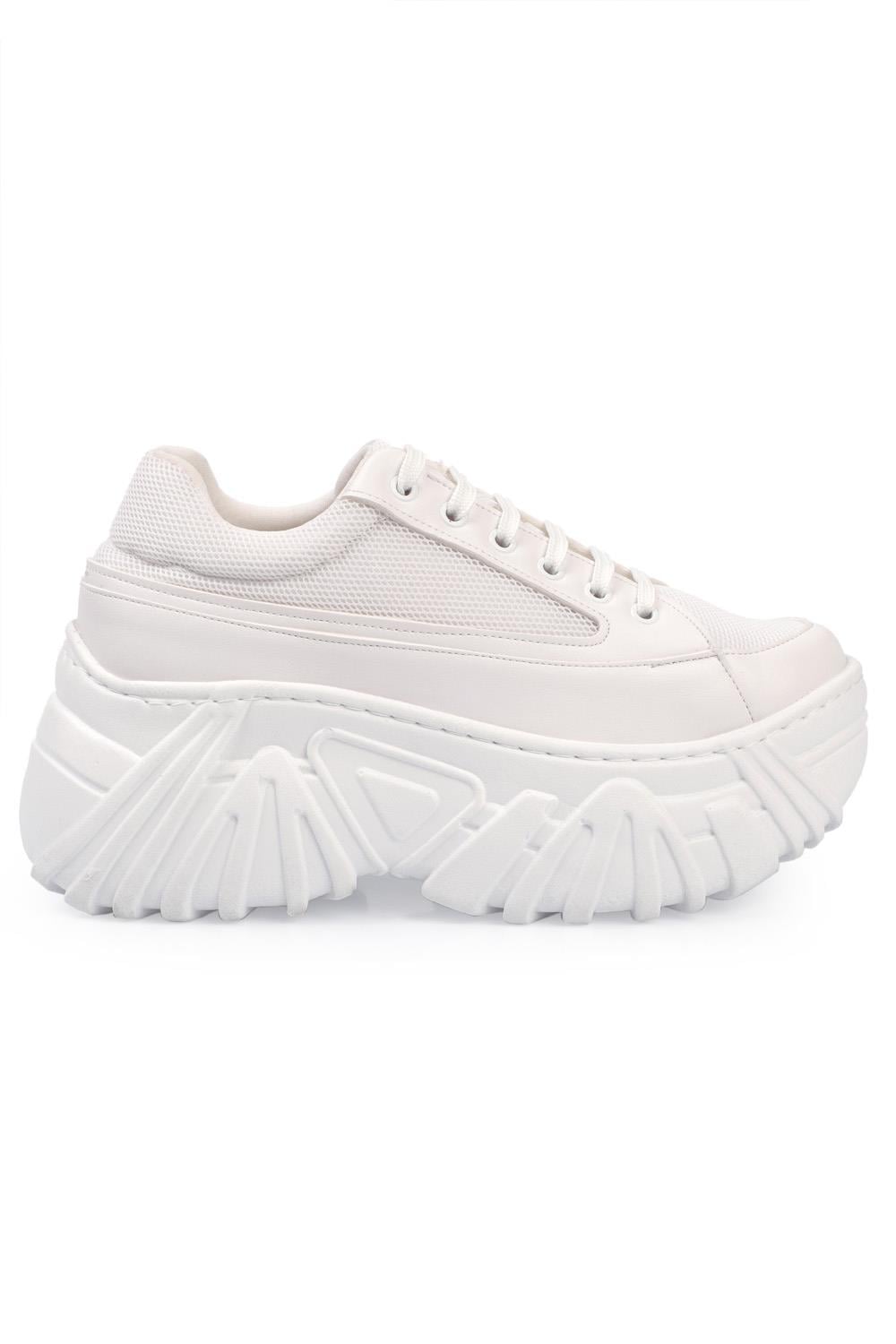 Capone Front Lace High Track Sole Woman Sneaker