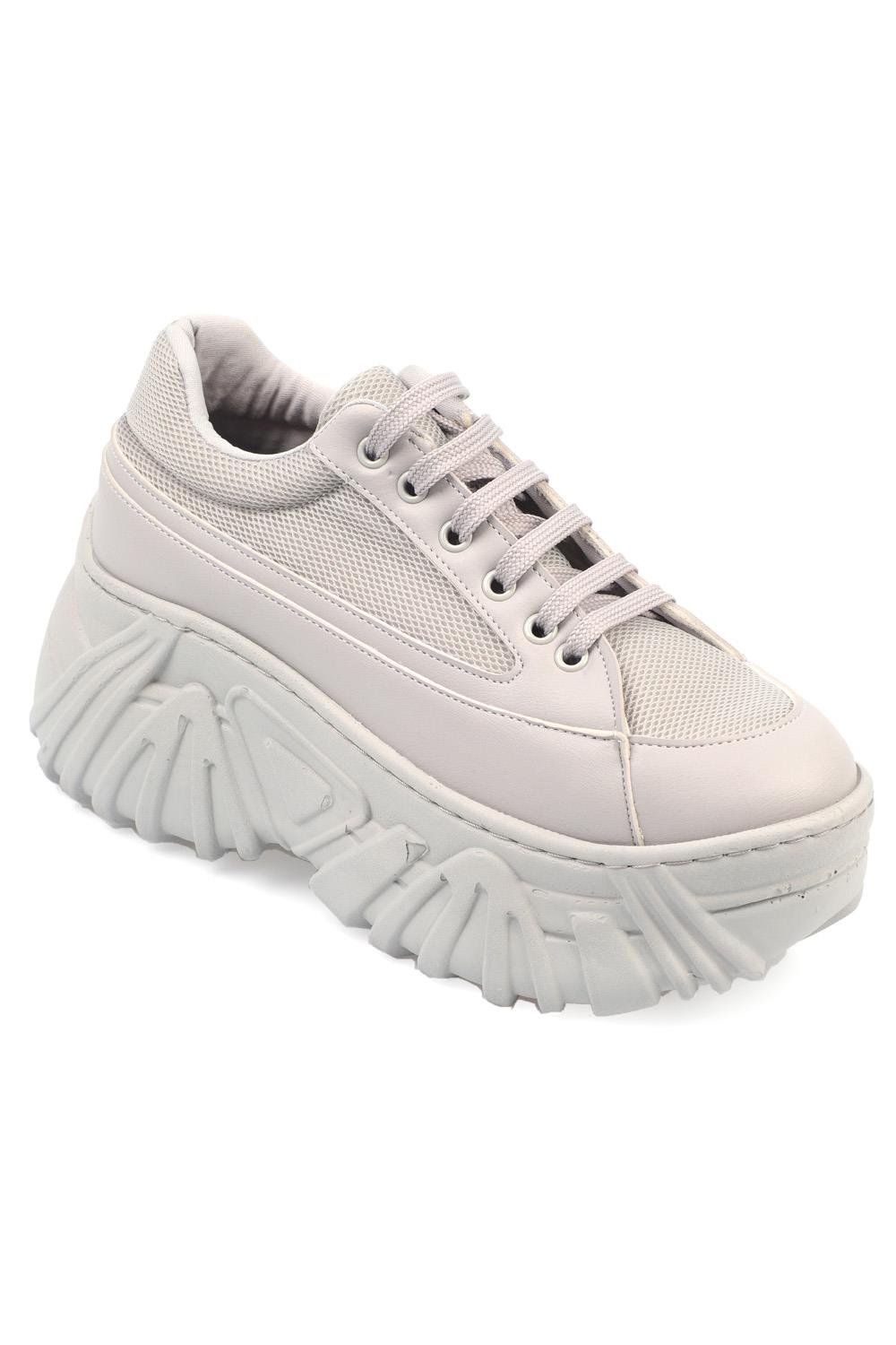 Capone Front Lace High Track Sole Woman Sneaker