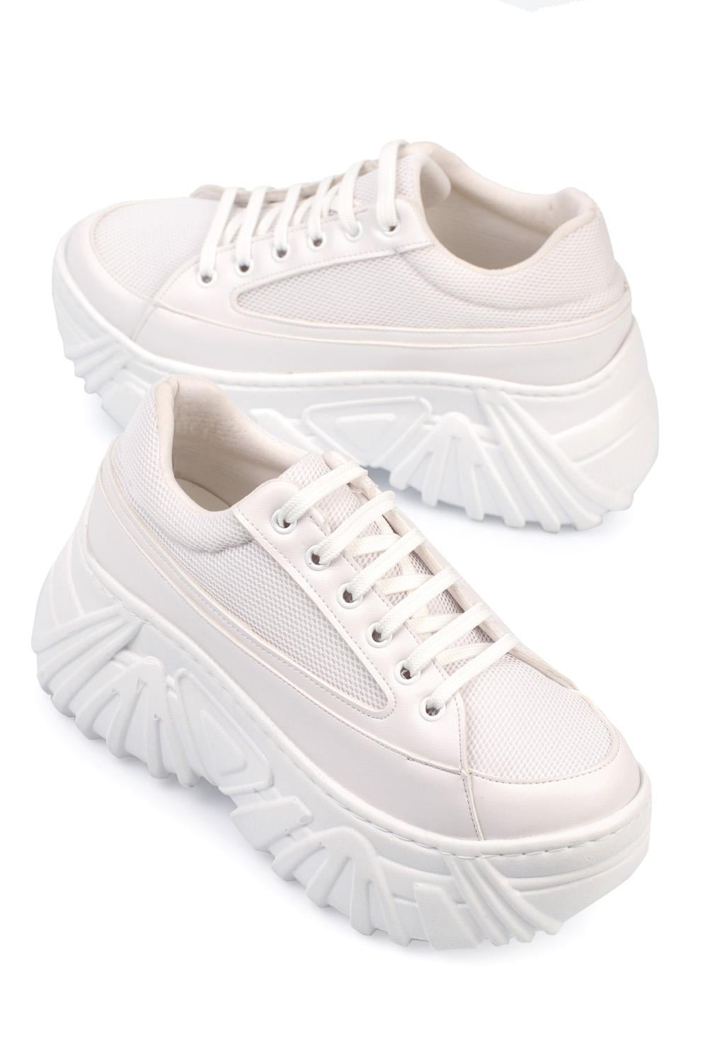 Capone Front Lace High Track Sole Woman Sneaker