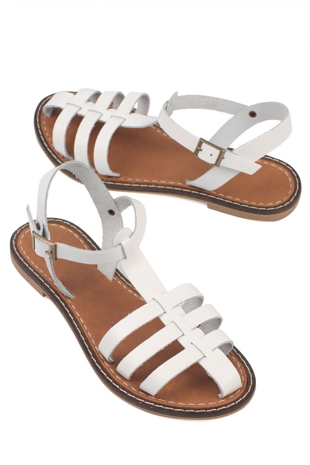Capone Gladiator Band Woman Leather Sandals