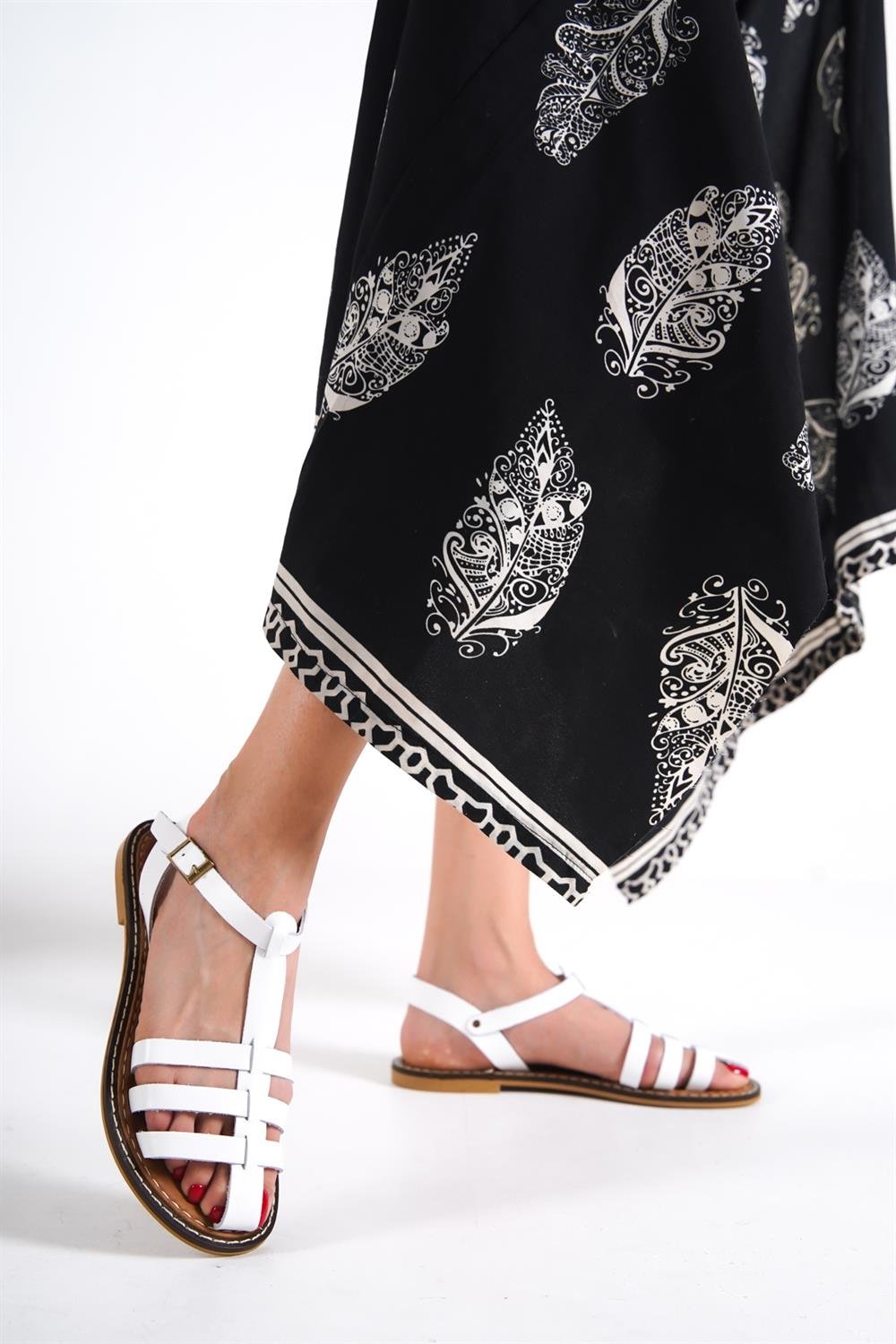Capone Gladiator Band Woman Leather Sandals