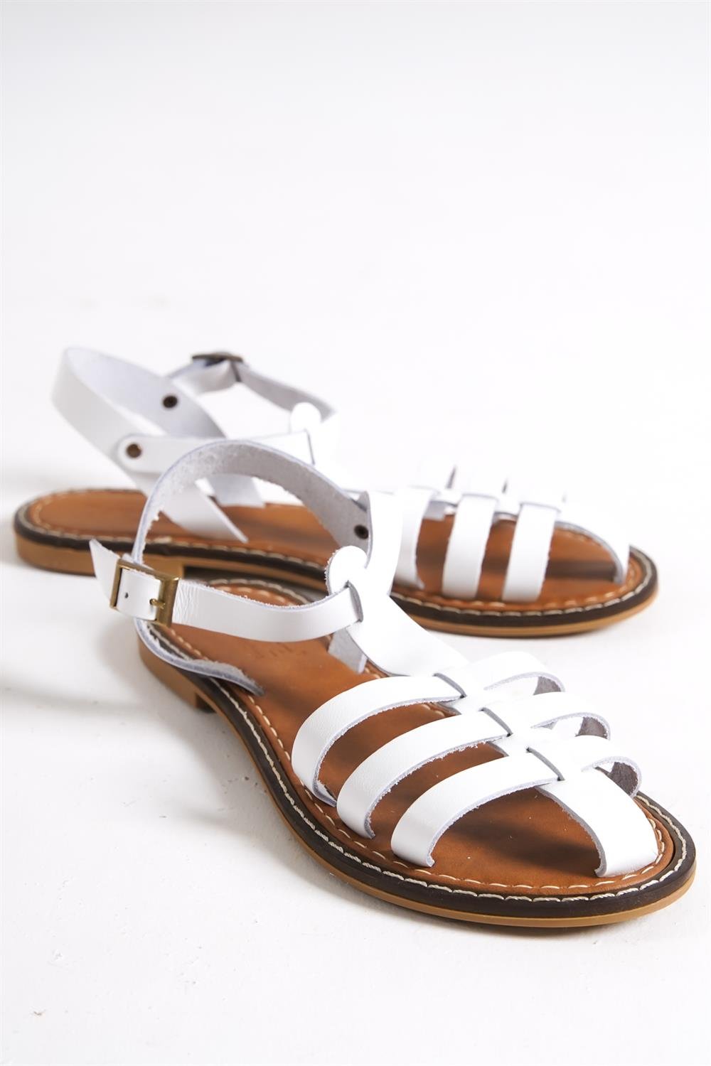 Capone Gladiator Band Woman Leather Sandals