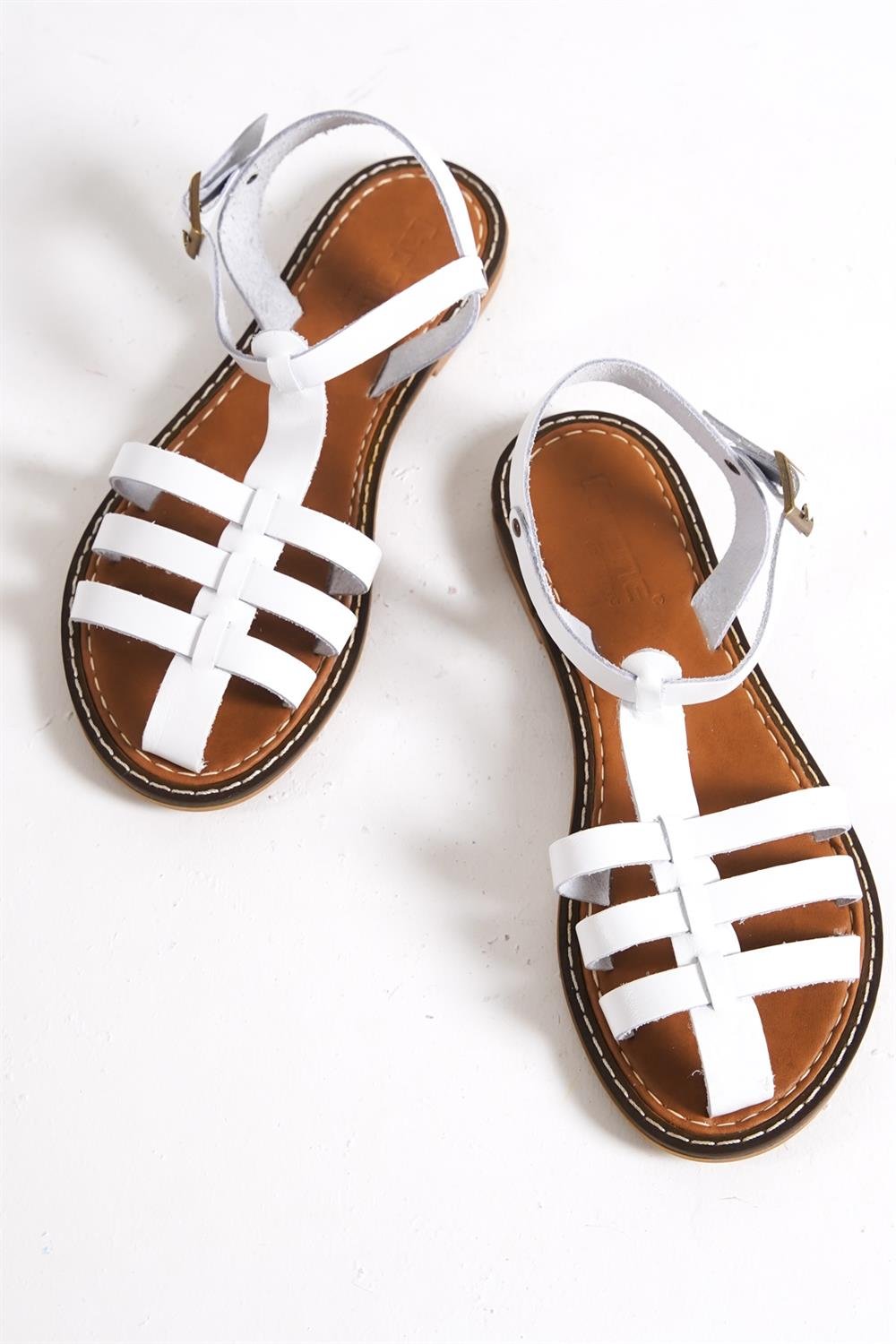 Capone Gladiator Band Woman Leather Sandals