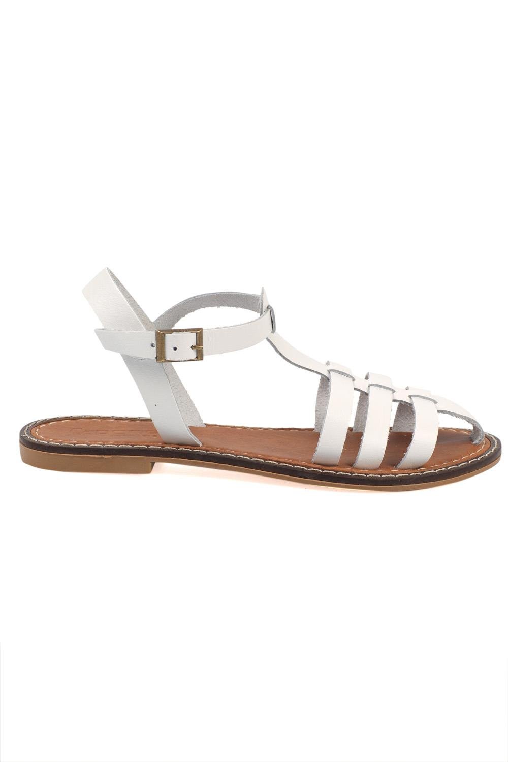 Capone Gladiator Band Woman Leather Sandals