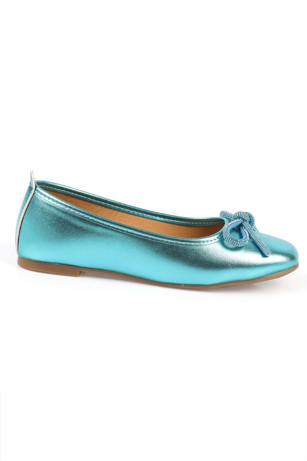 Capone Hana Trend Women Turquoise Ballet Flats