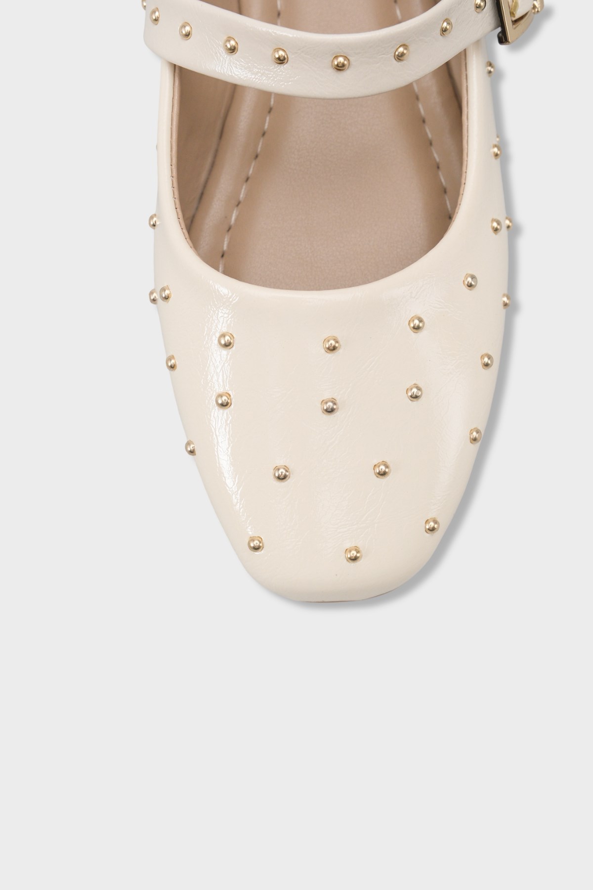 Capone Heddi Strap Women Beige Ballet Flat
