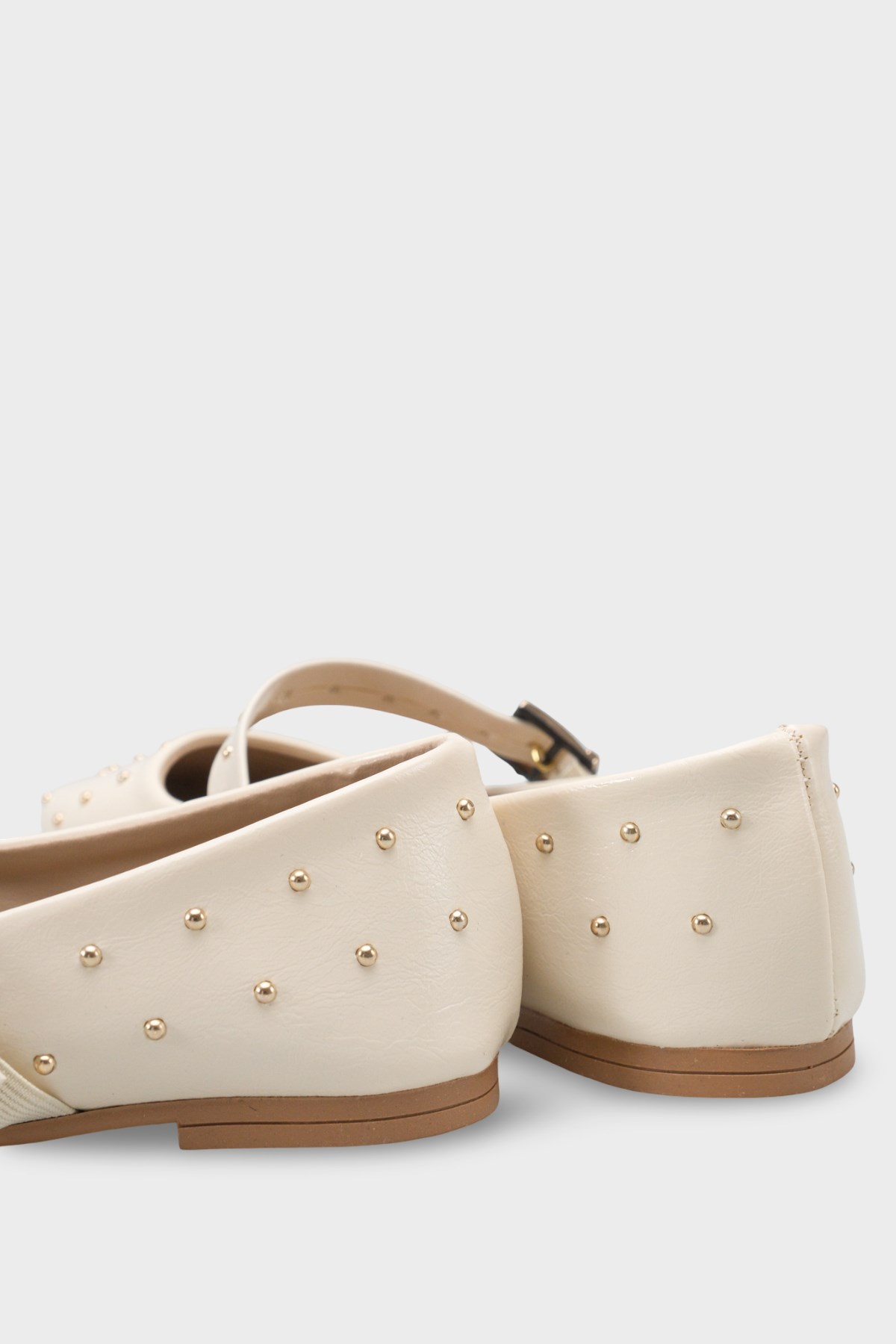 Capone Heddi Strap Women Beige Ballet Flat