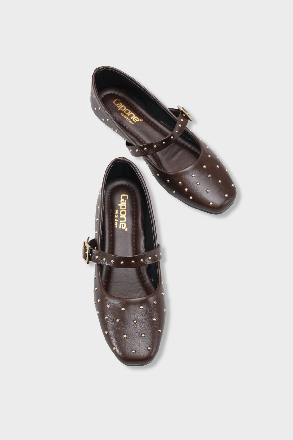 Capone Heddi Strap Women Brown Ballet Flat