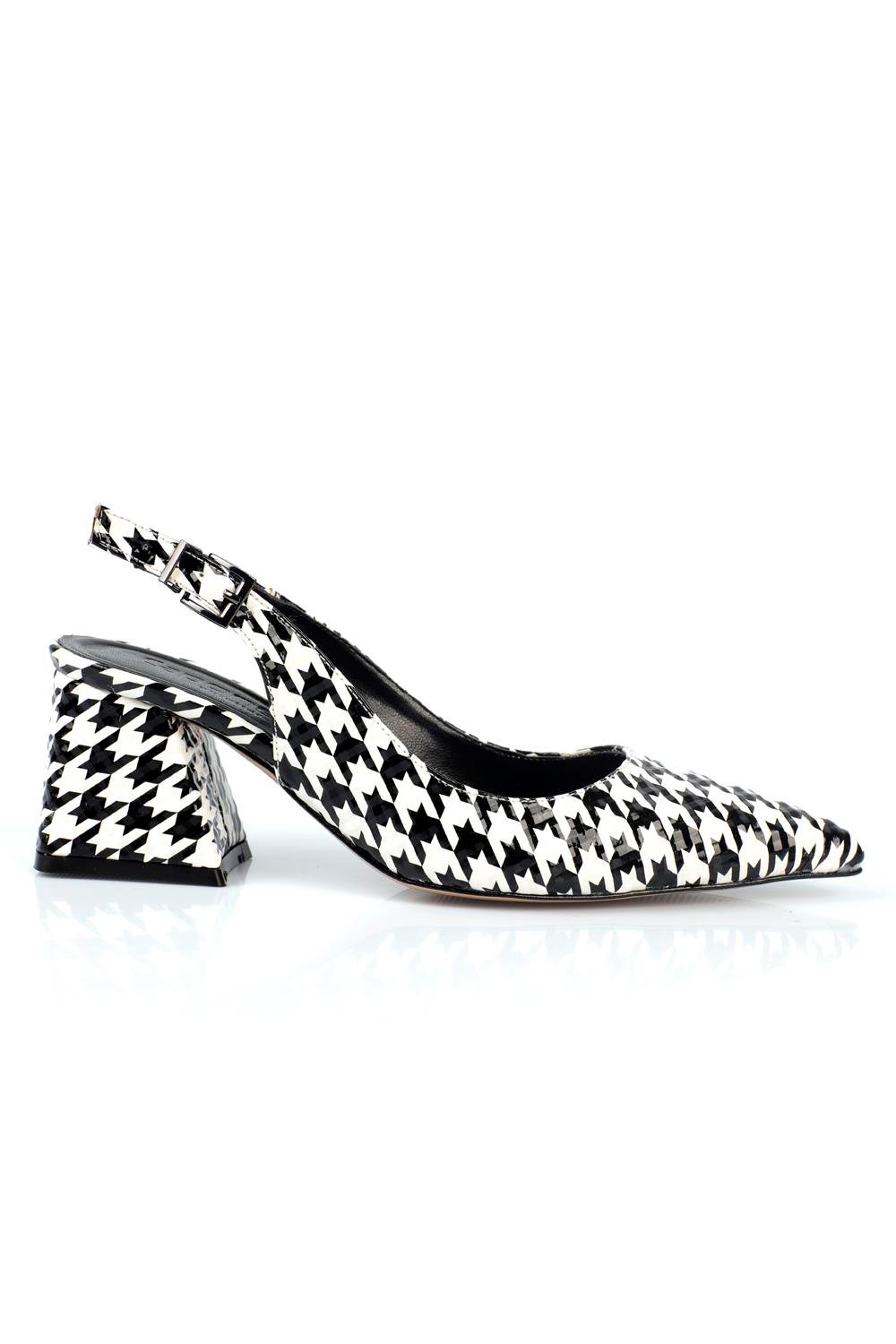 Capone Heels Women Houndstooth's Shoes