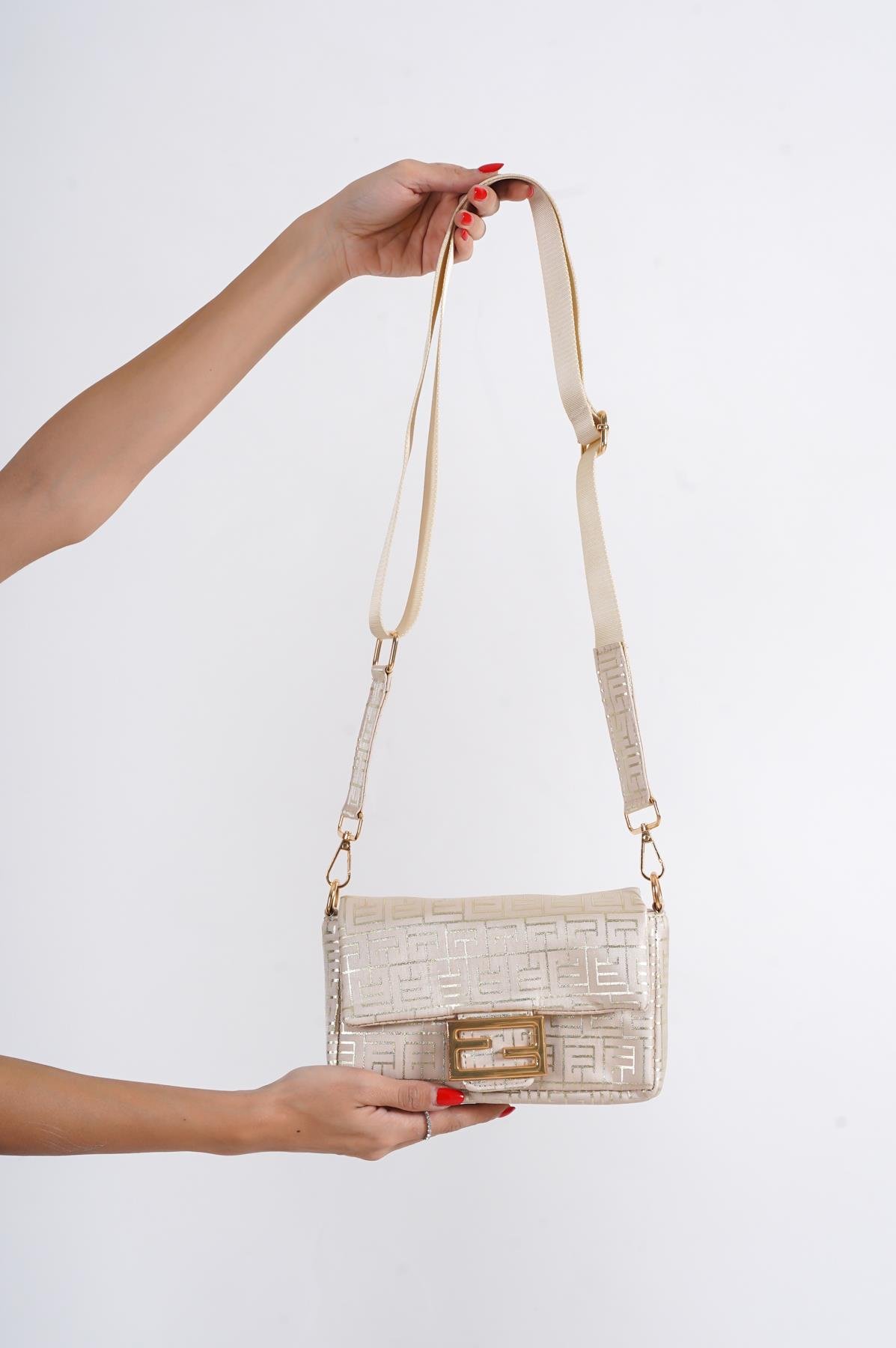Capone İbiza Women Nude Cross Bag