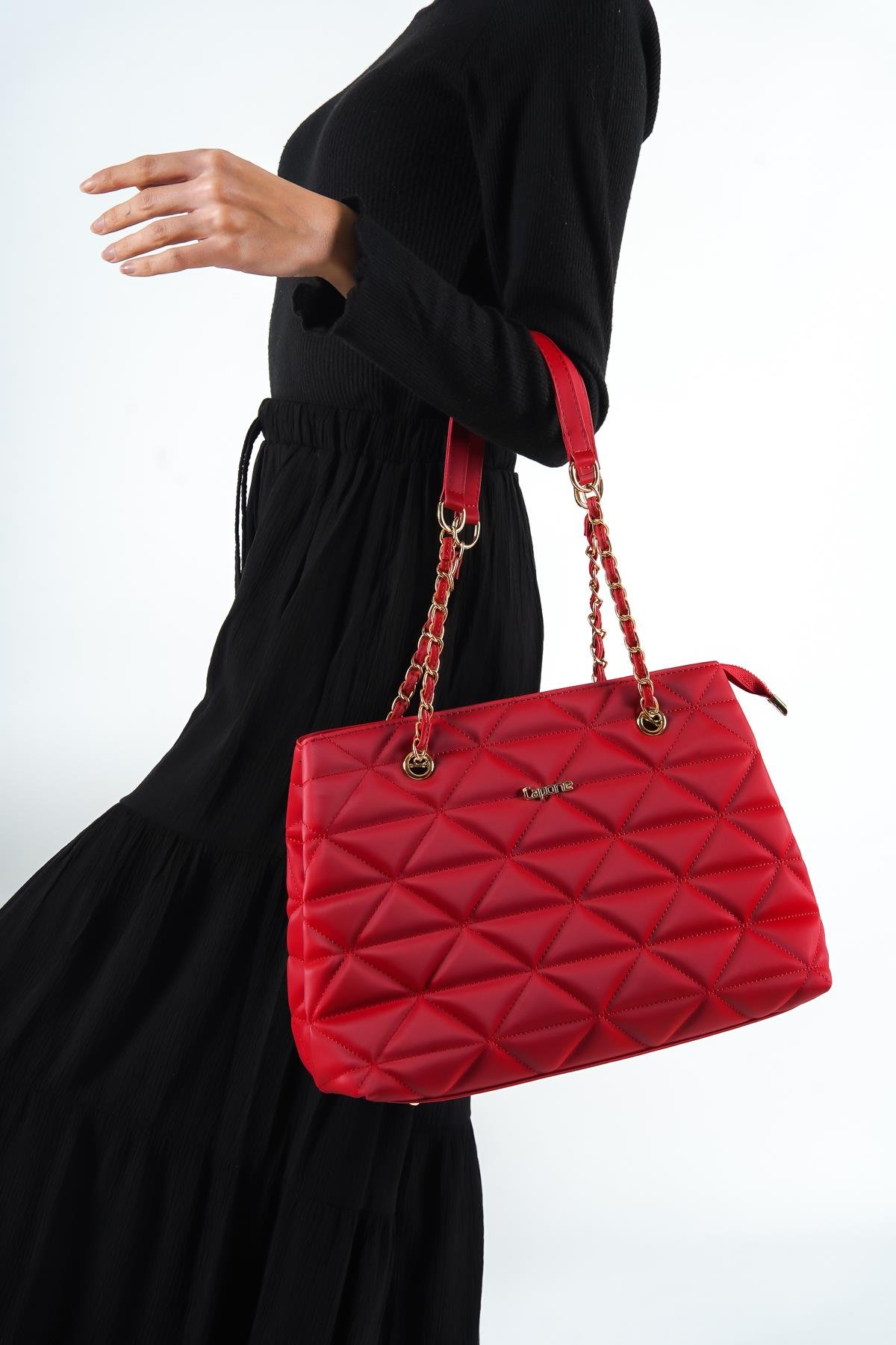 Capone Imperia Grande Women Red Shoulder Bag