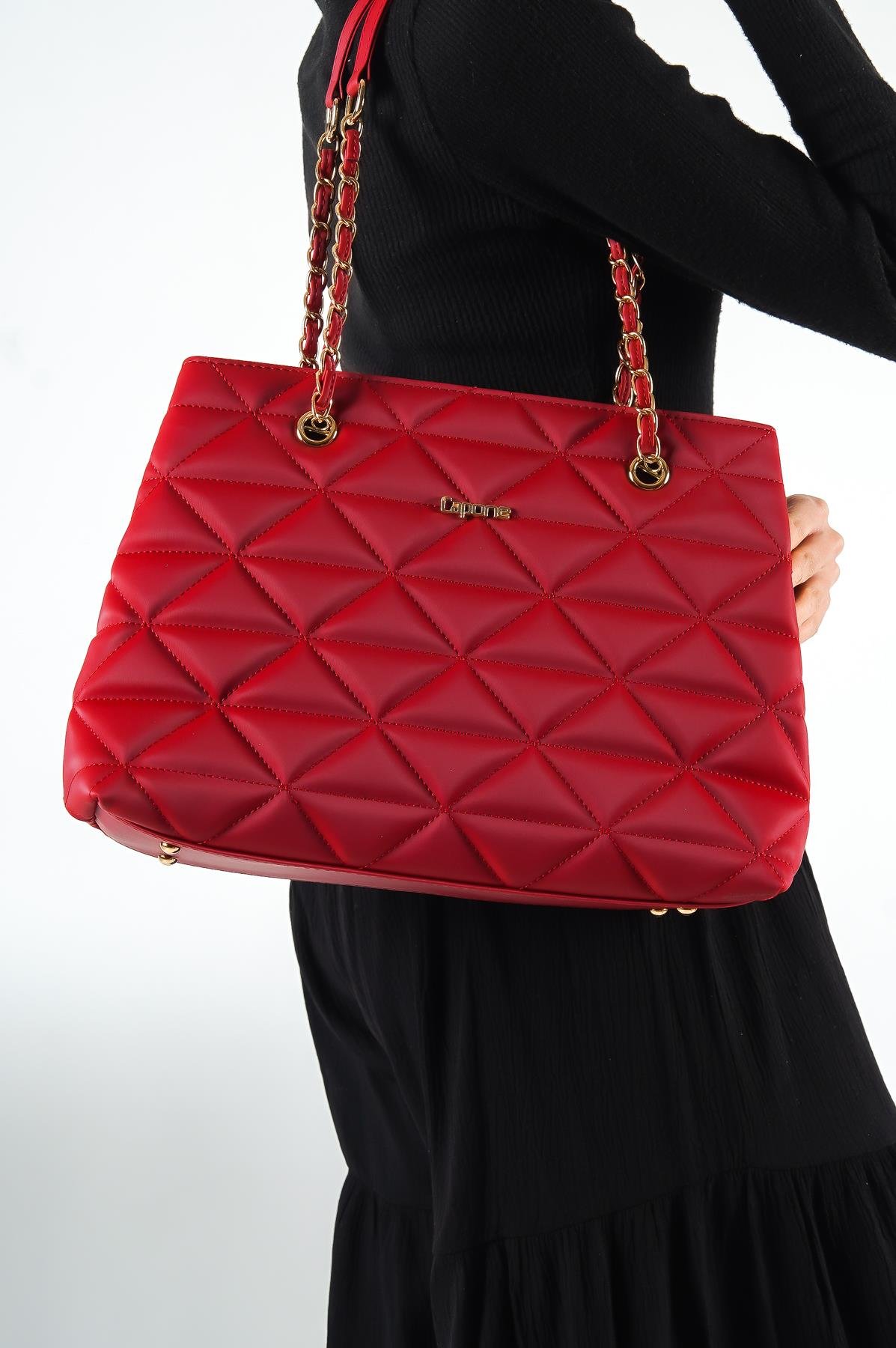 Capone Imperia Grande Women Red Shoulder Bag