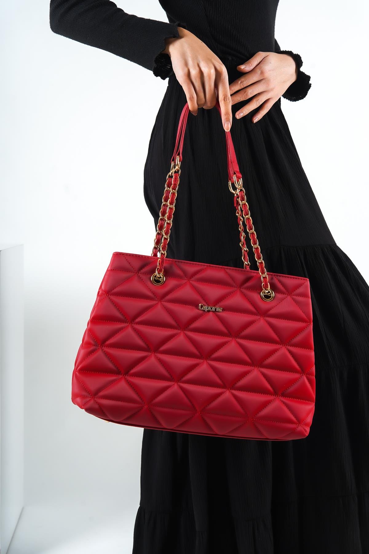 Capone Imperia Grande Women Red Shoulder Bag