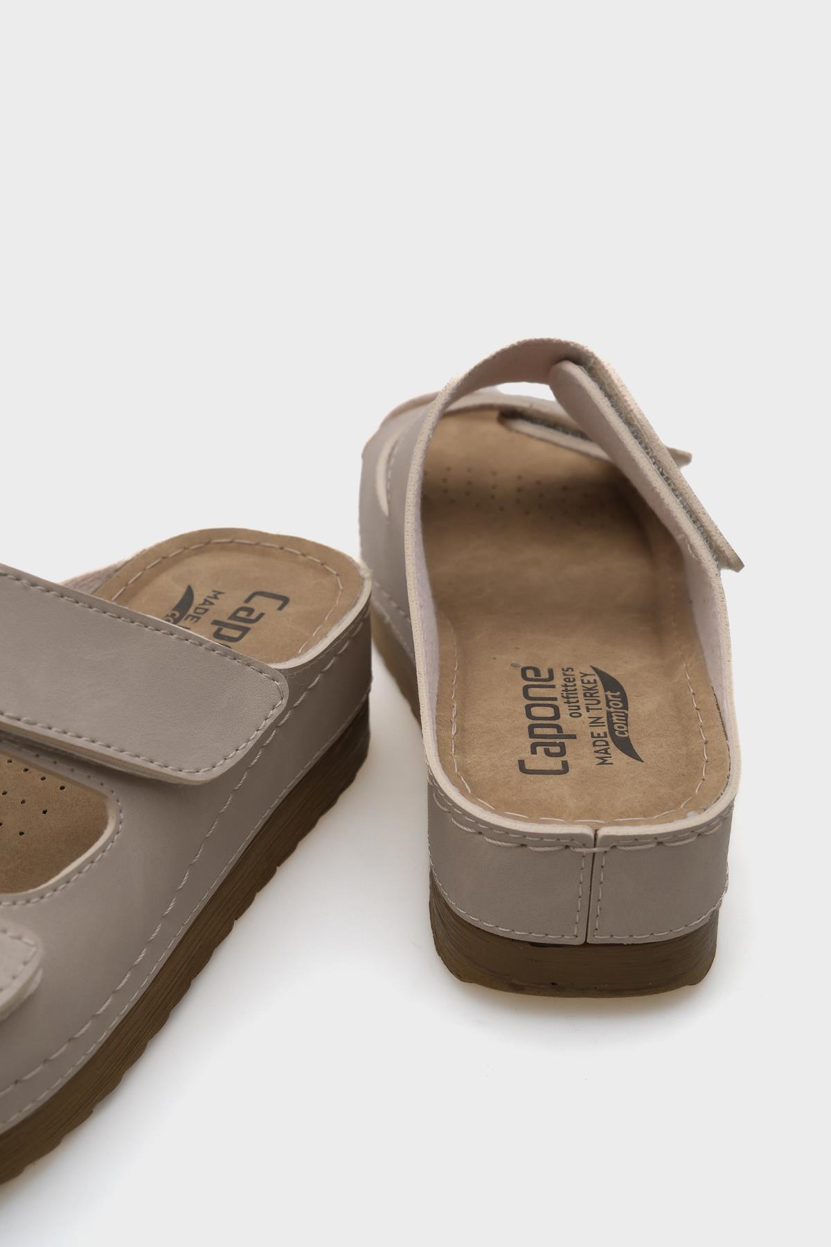 Capone Jasmine 107090 Women Beige Slingback Comfort Anatomical Sandals