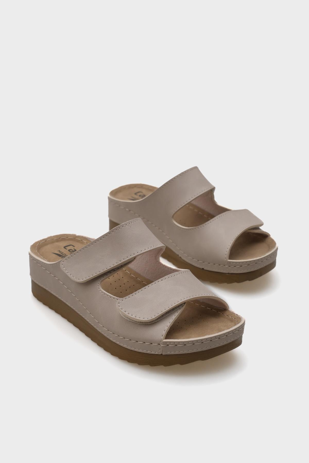 Capone Jasmine 107090 Women Beige Slingback Comfort Anatomical Sandals