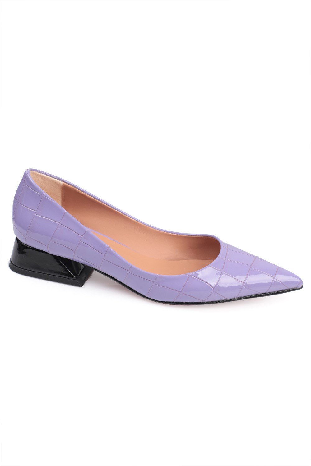 Capone Jessica Low Heel Women Lilac Shoes