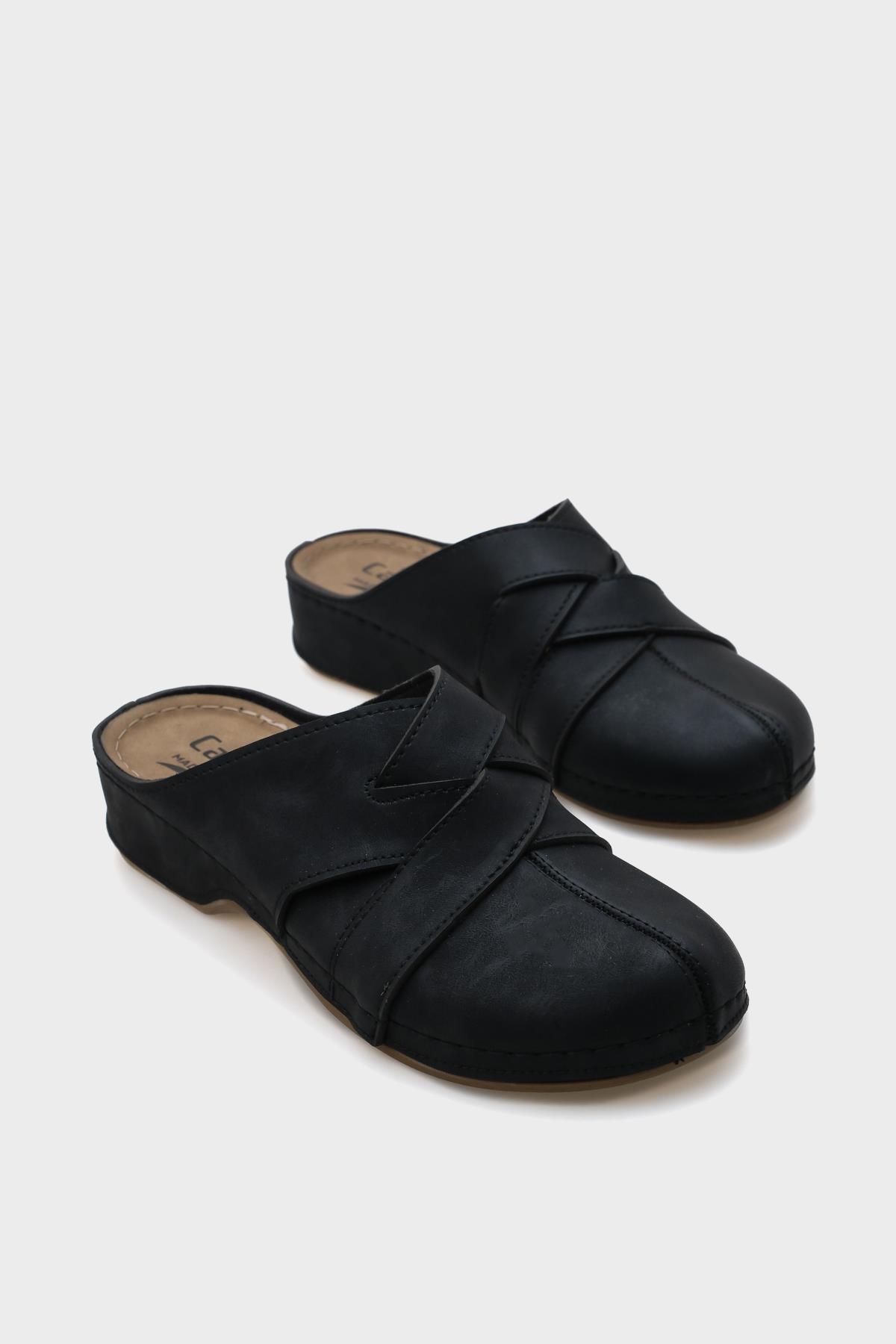 Capone Jessica  Women Black Slingback Comfort Anatomical Sandals