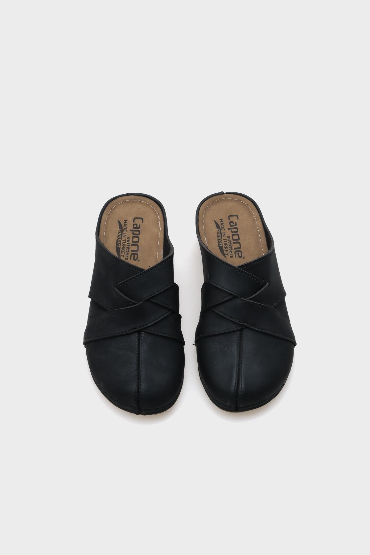 Capone Jessica  Women Black Slingback Comfort Anatomical Sandals