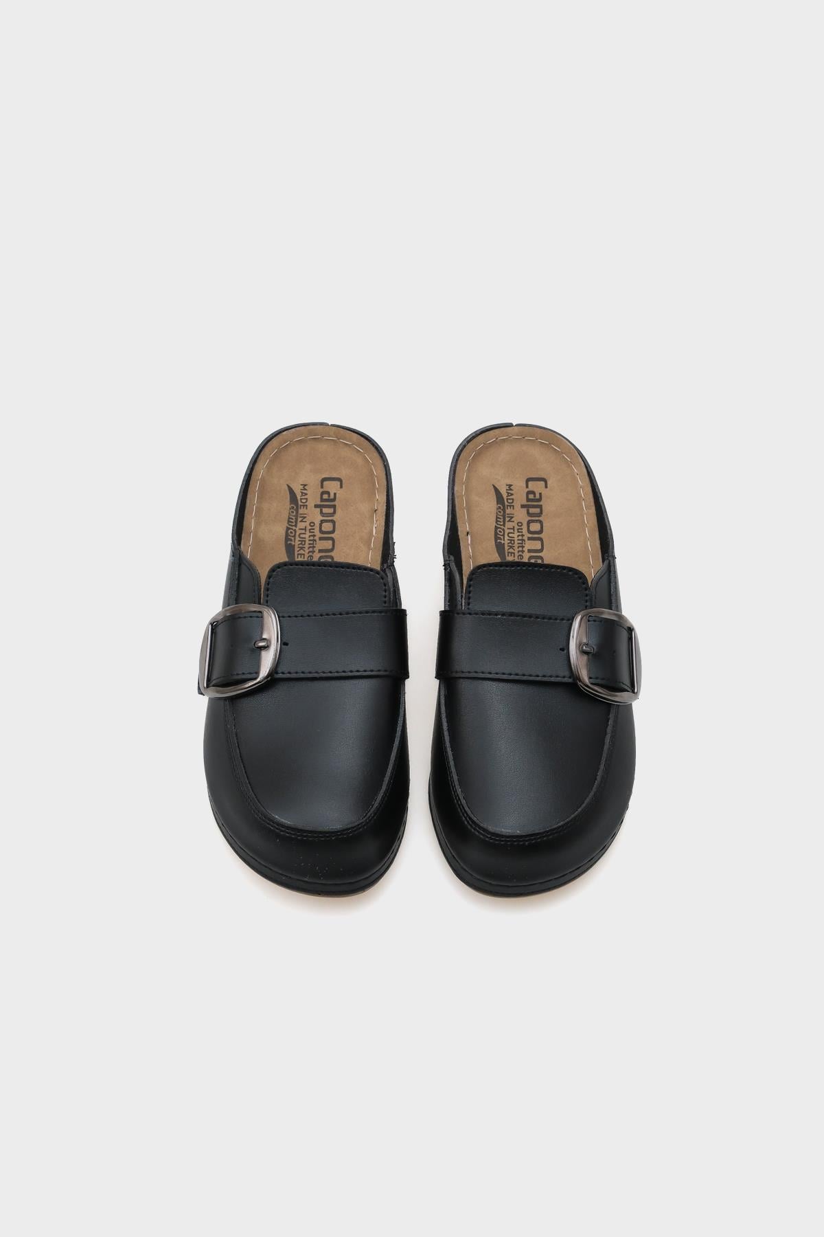 Capone Jessy 4151 Women Black Slingback Comfort Anatomical Sandals