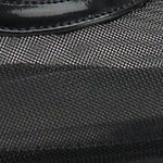 Capone Joya Mesh Pointed Toe Open Back Mid Heel Women Black Shoe