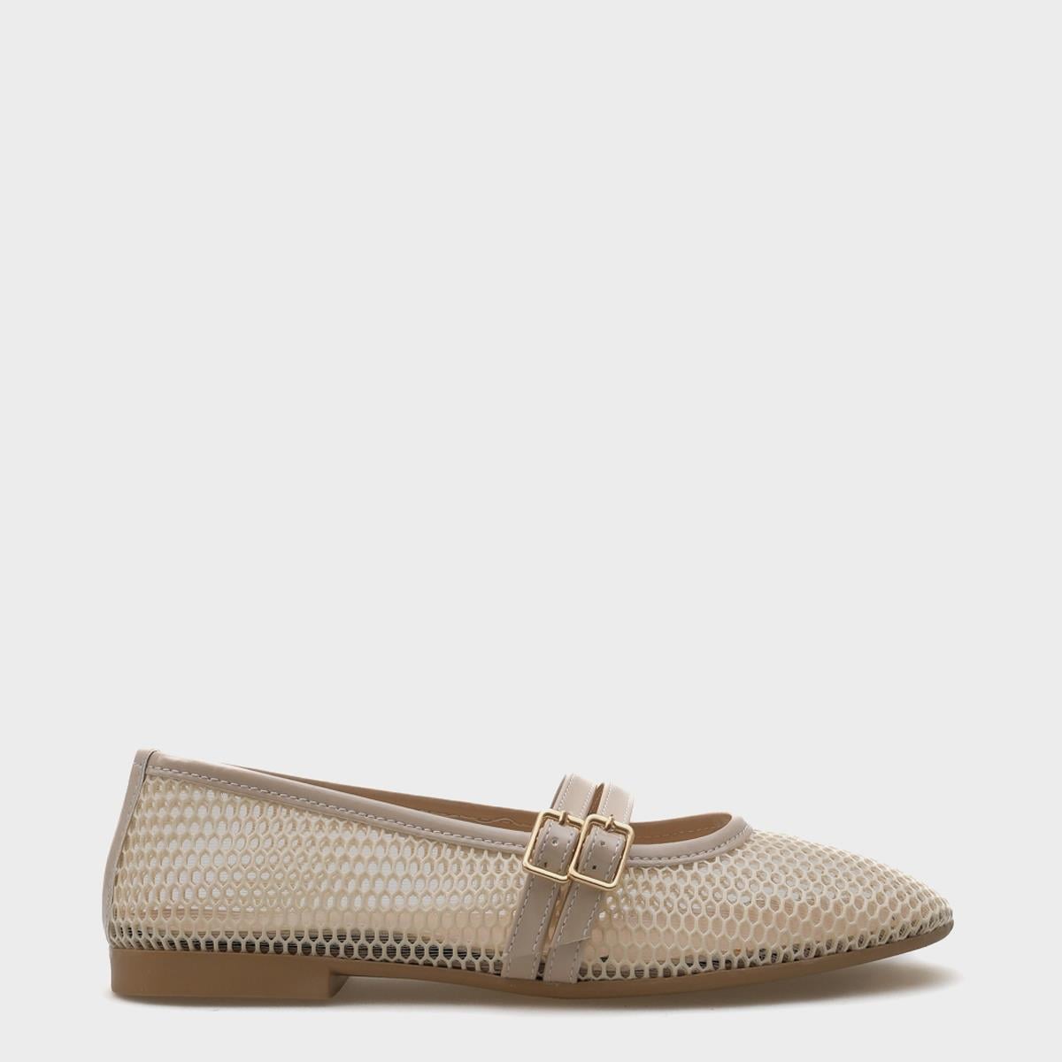 Capone June Women Beige Ballerina