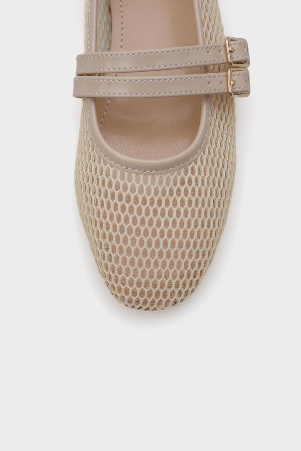 Capone June Women Beige Ballerina