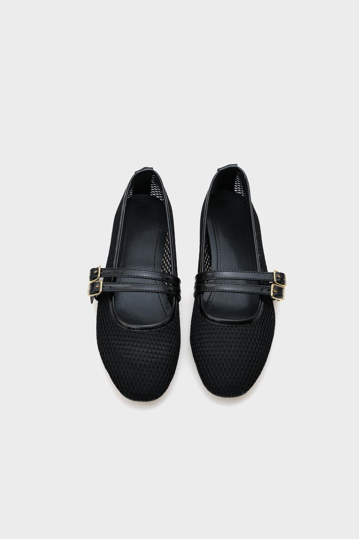 Capone June Women Black Ballerina