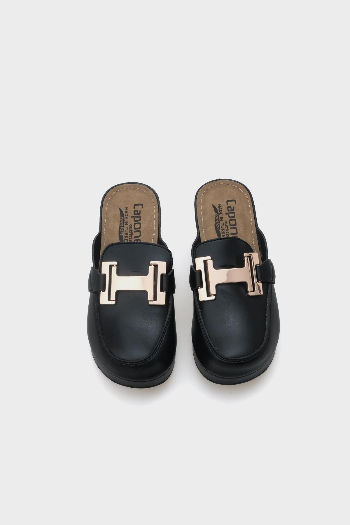 Capone Justin 612005 Women Black Slingback Comfort Anatomical Sandals