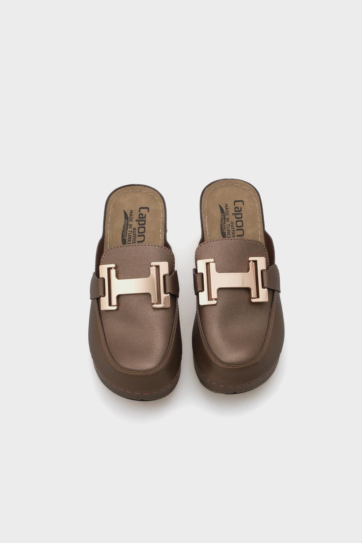 Capone Justin 612005 Women Copper Slingback Comfort Anatomical Sandals