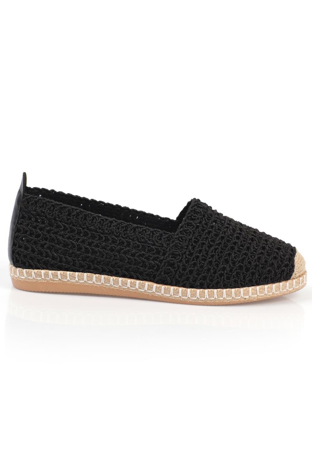 Capone Knitted Women Black Espadrille