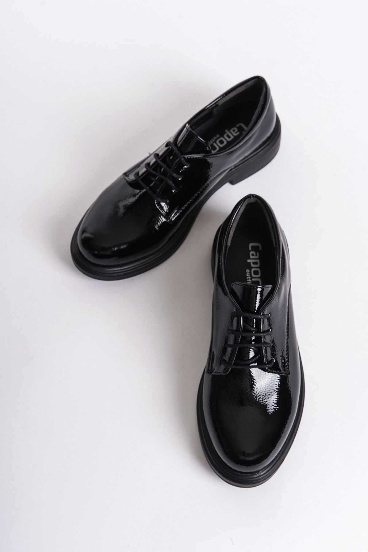 Capone Lace-Up Women Black Shoes