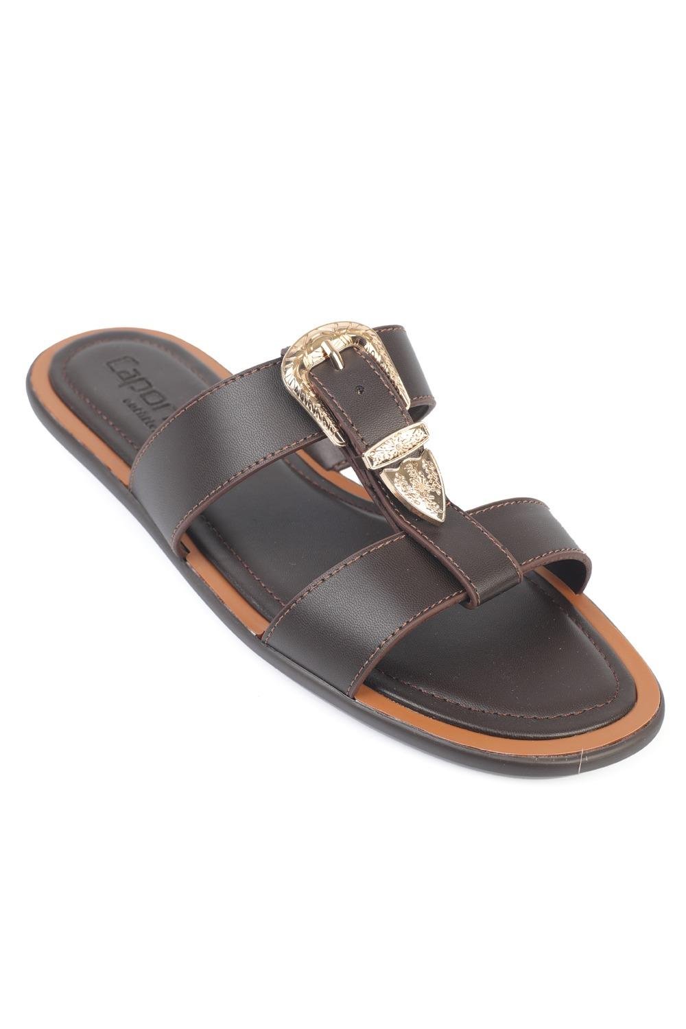 Capone Lanni Buckle Flat Heel Women  Sandal