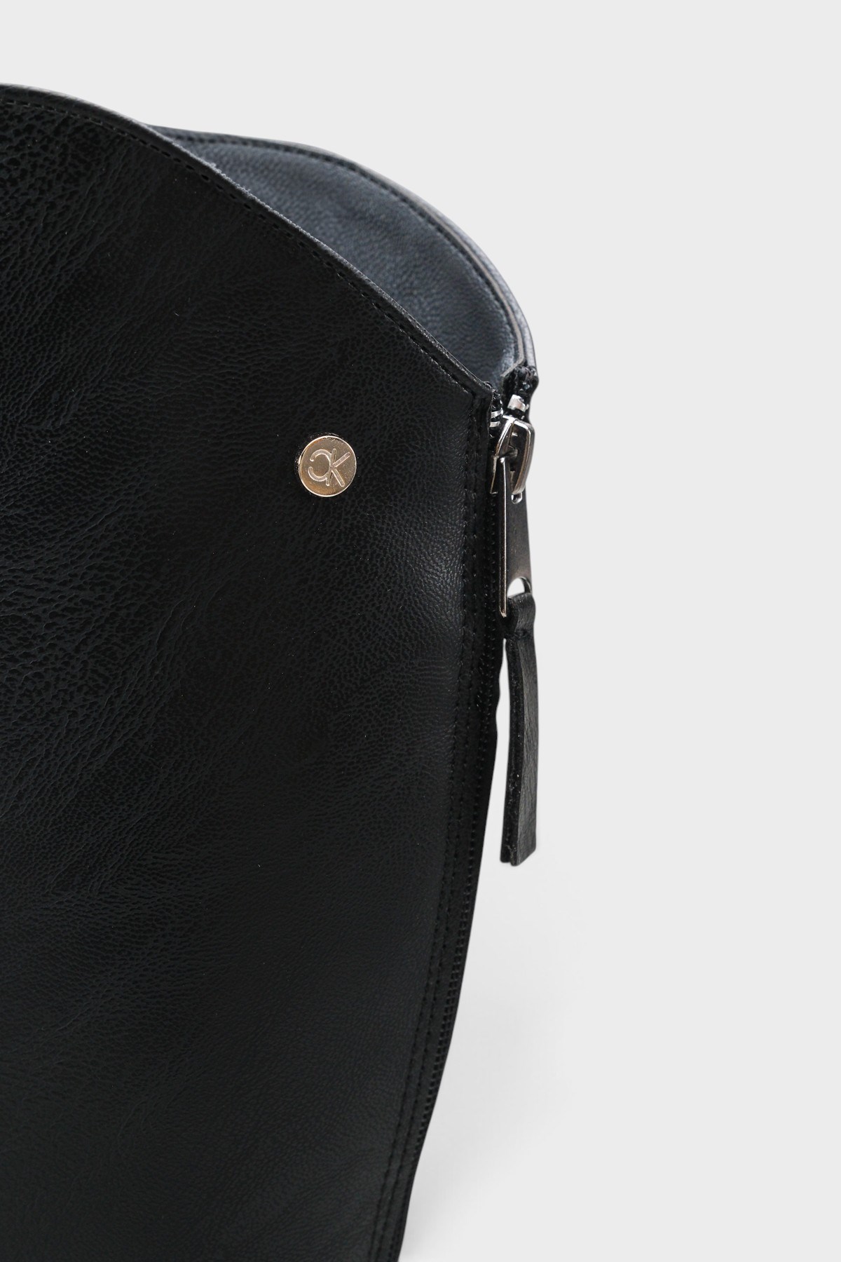 Capone Larine Round Toe Back Zip Women Black Riding Boot
