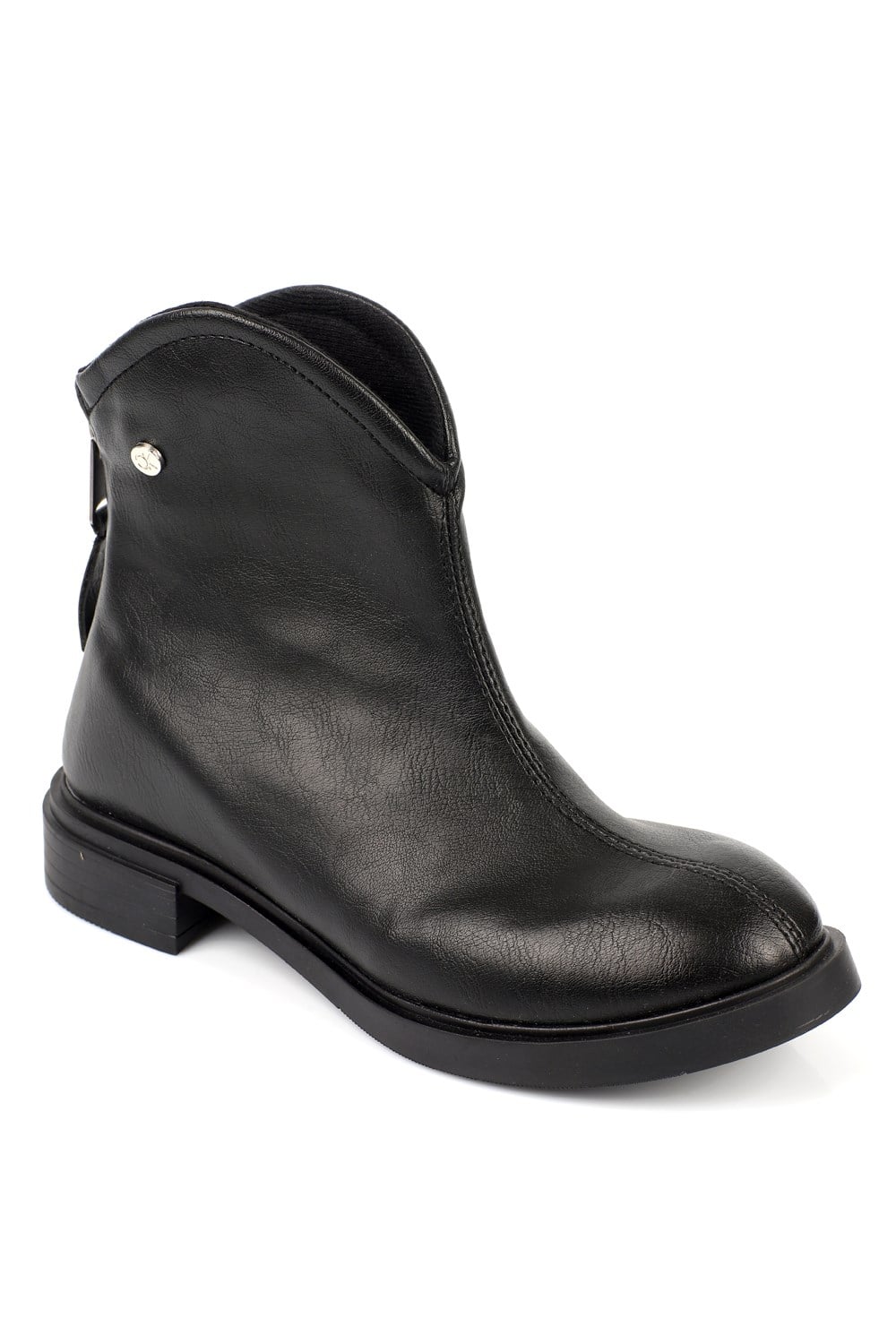 Capone Laurena Round Toe Back Zip Women  Ankle Boot