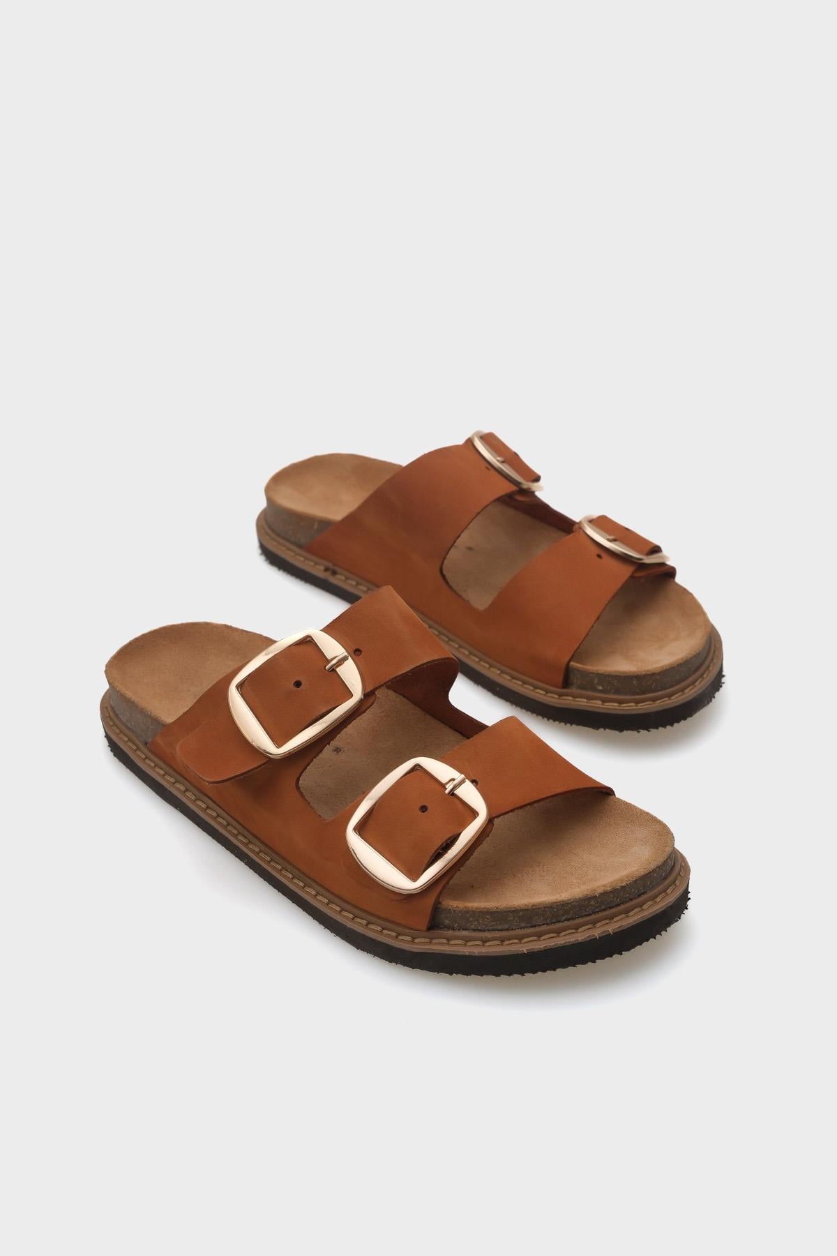 Capone Leather Women Tan Sandals