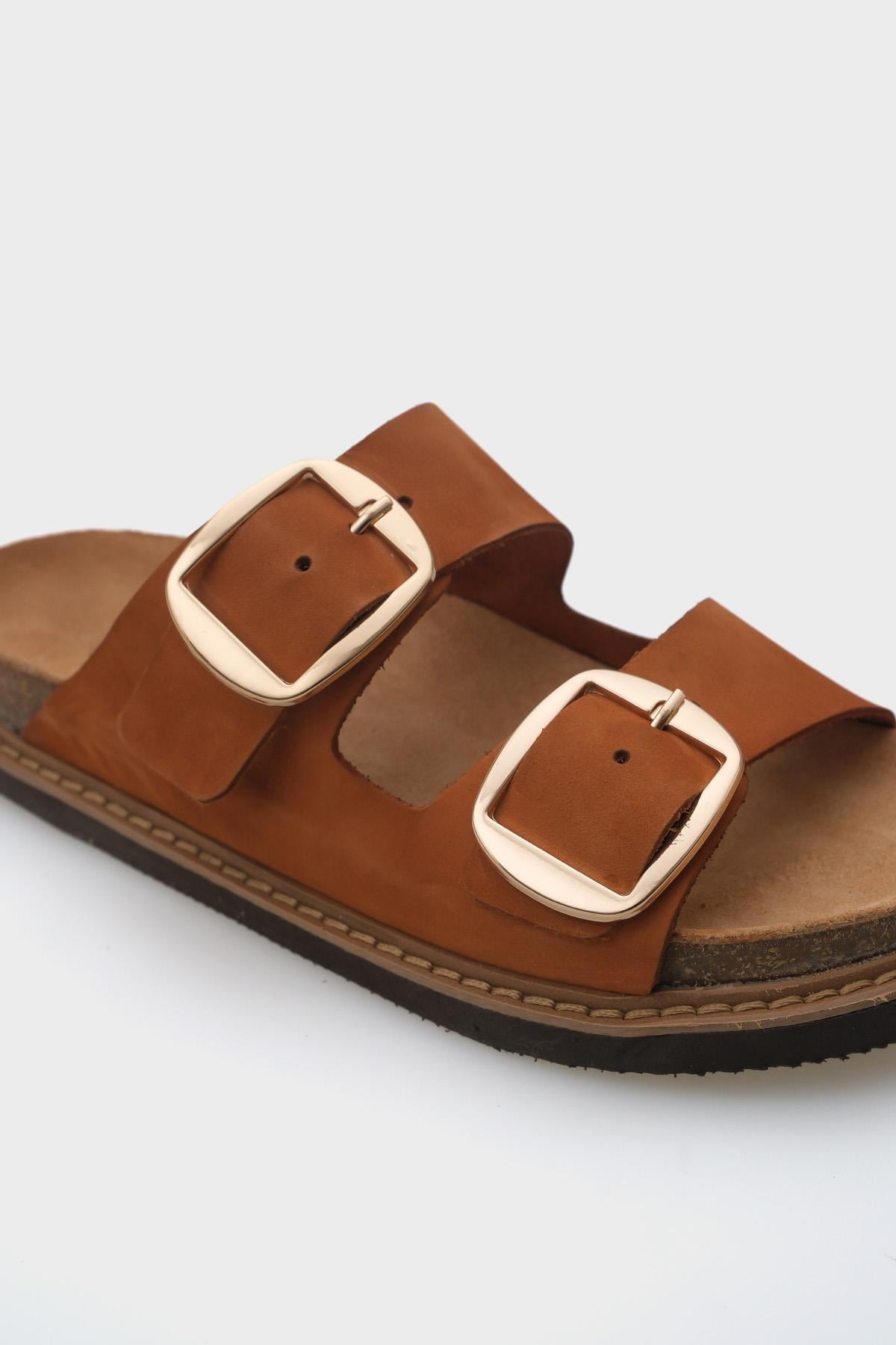 Capone Leather Women Tan Sandals