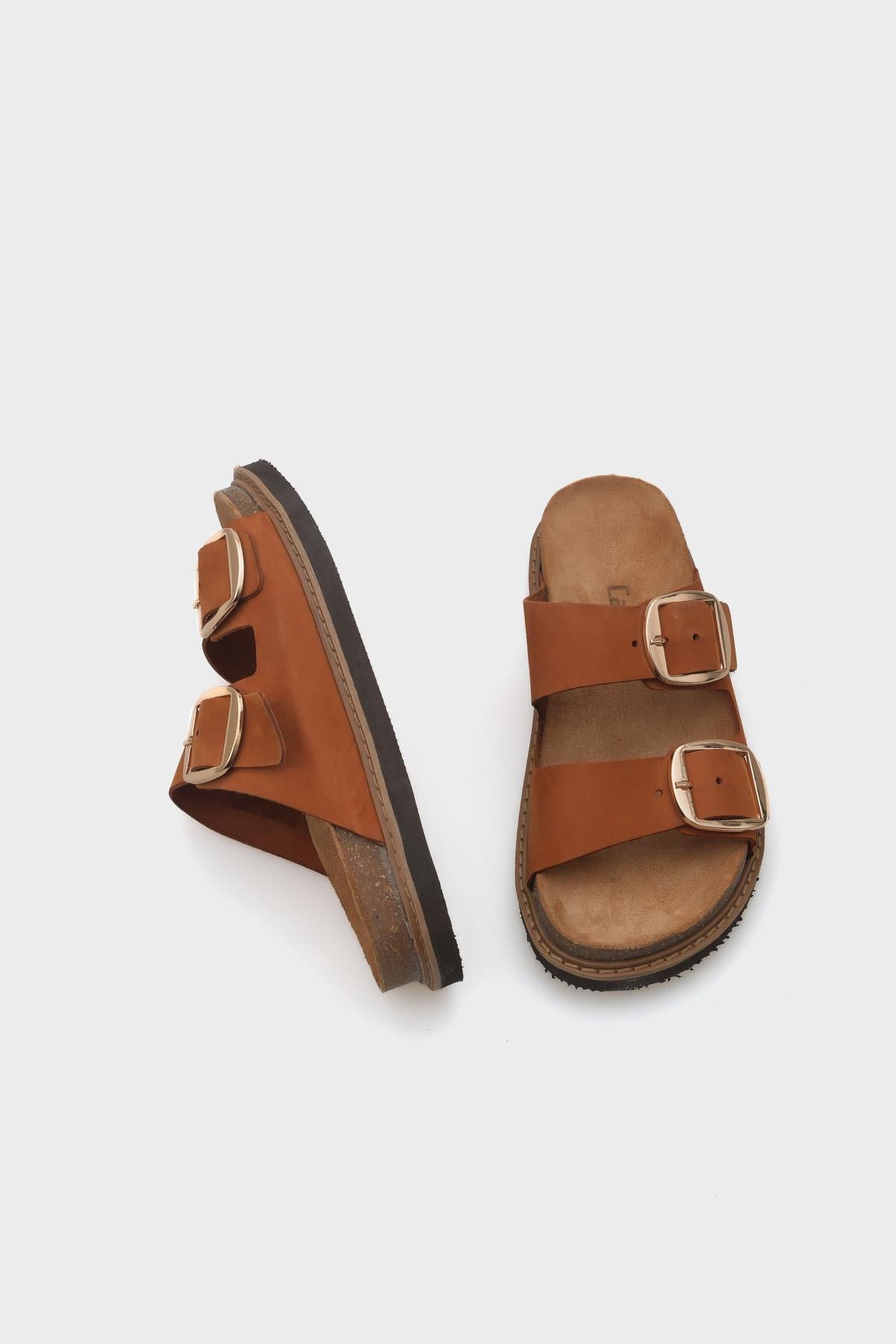 Capone Leather Women Tan Sandals