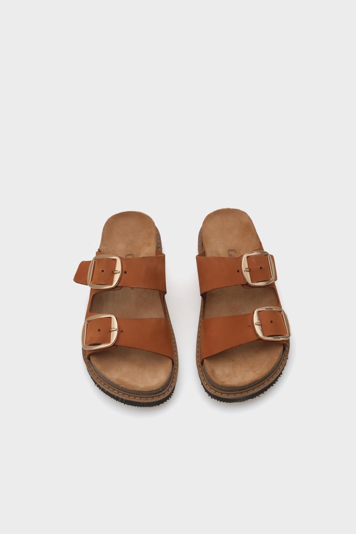 Capone Leather Women Tan Sandals