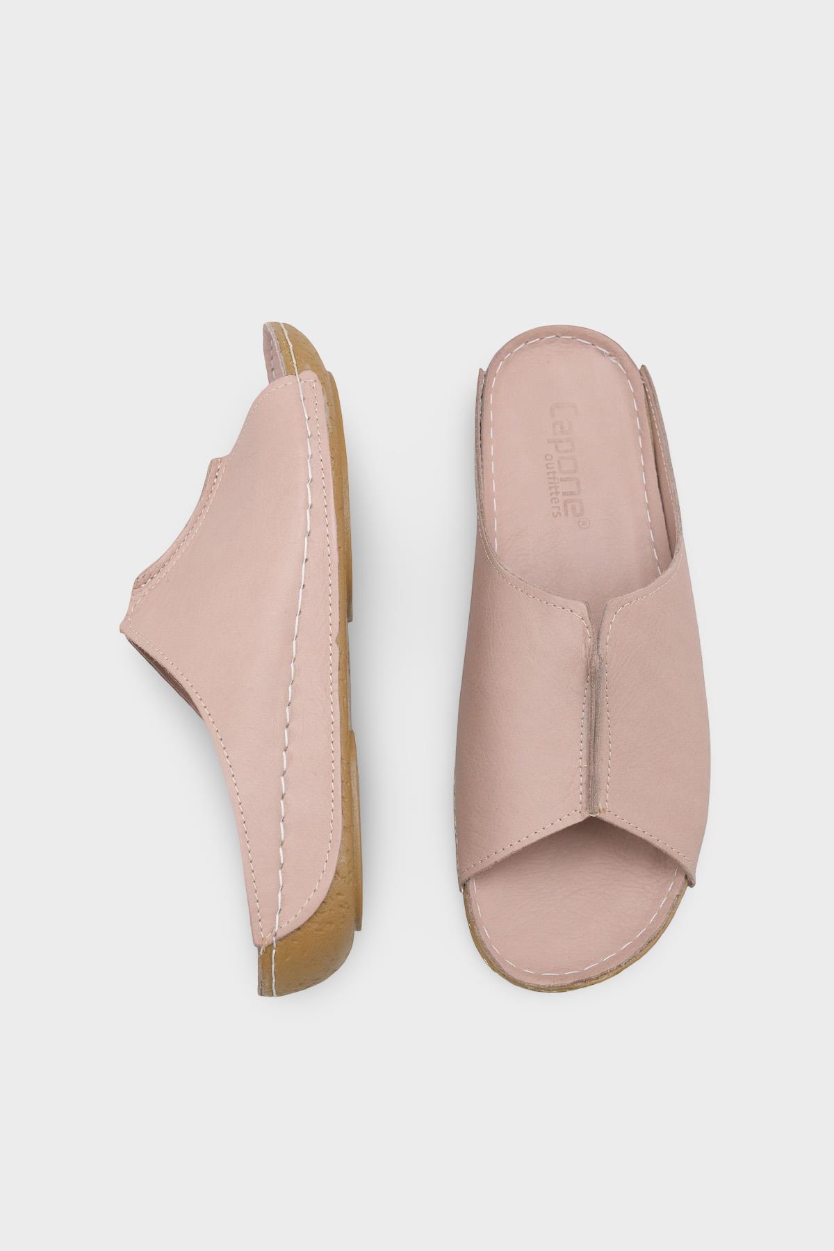 Capone Marielle Genuine Leather Soft Comfort Women Mink Sandal
