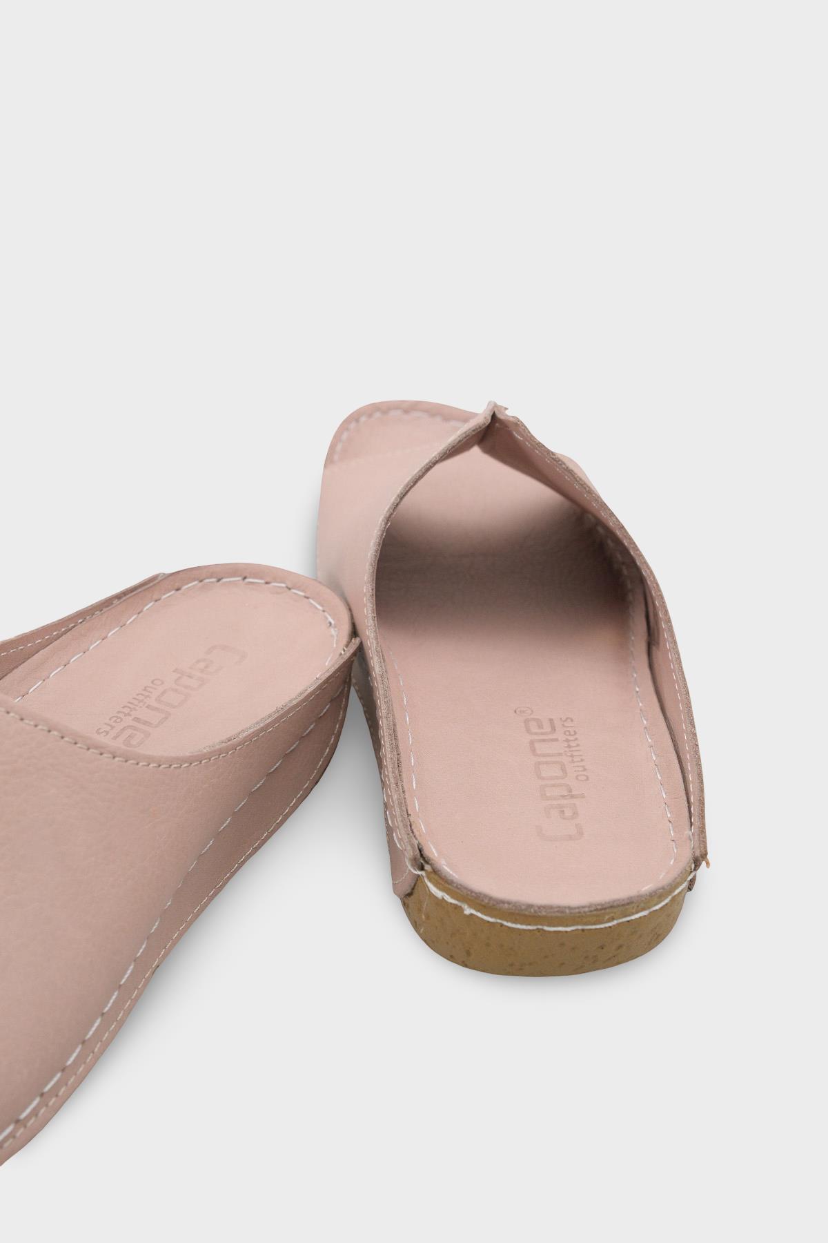Capone Marielle Genuine Leather Soft Comfort Women Mink Sandal
